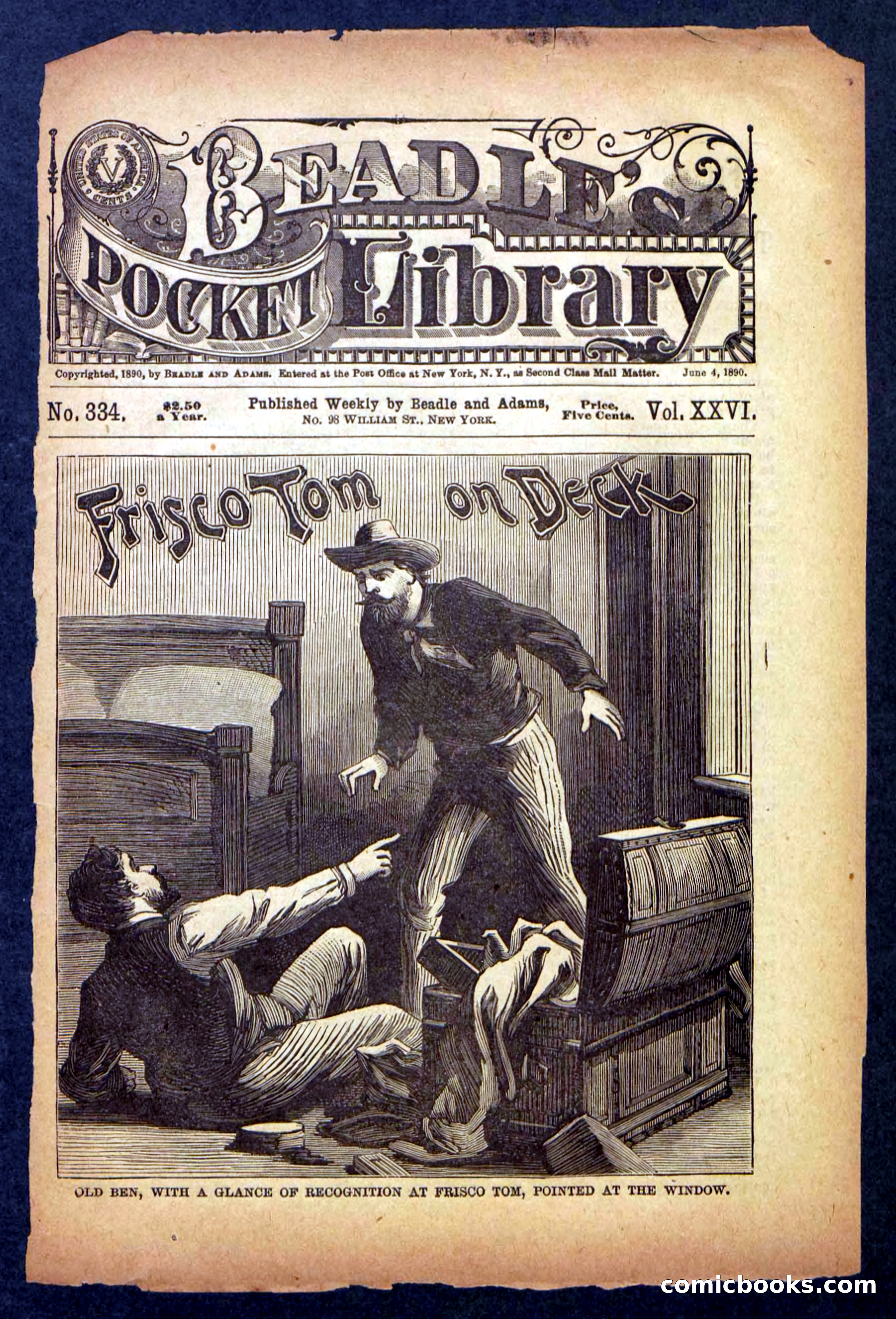 Beadle's Pocket Library No. 334 — page 1 of 32