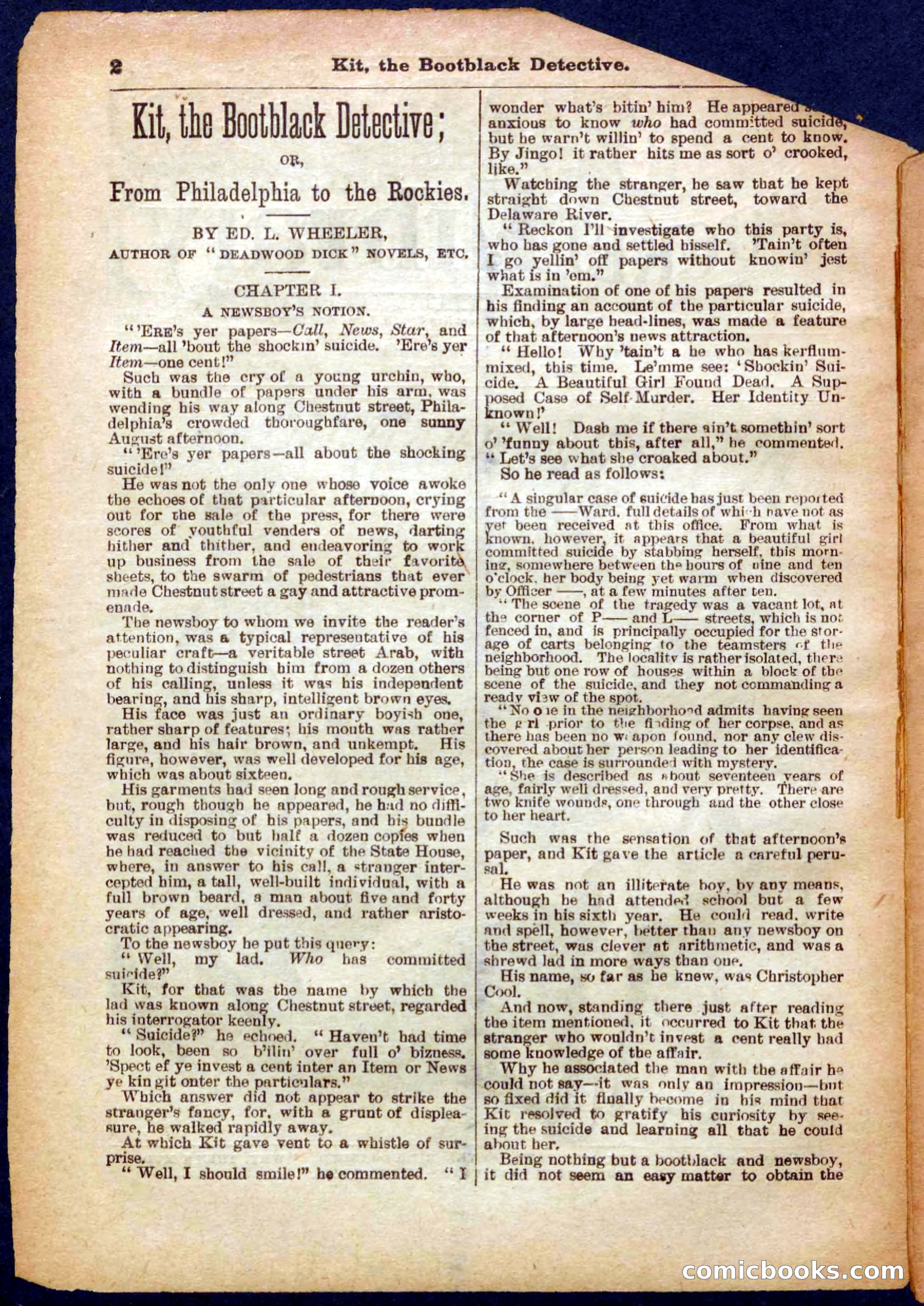 Beadle's Pocket Library No. 362 — page 2 of 32