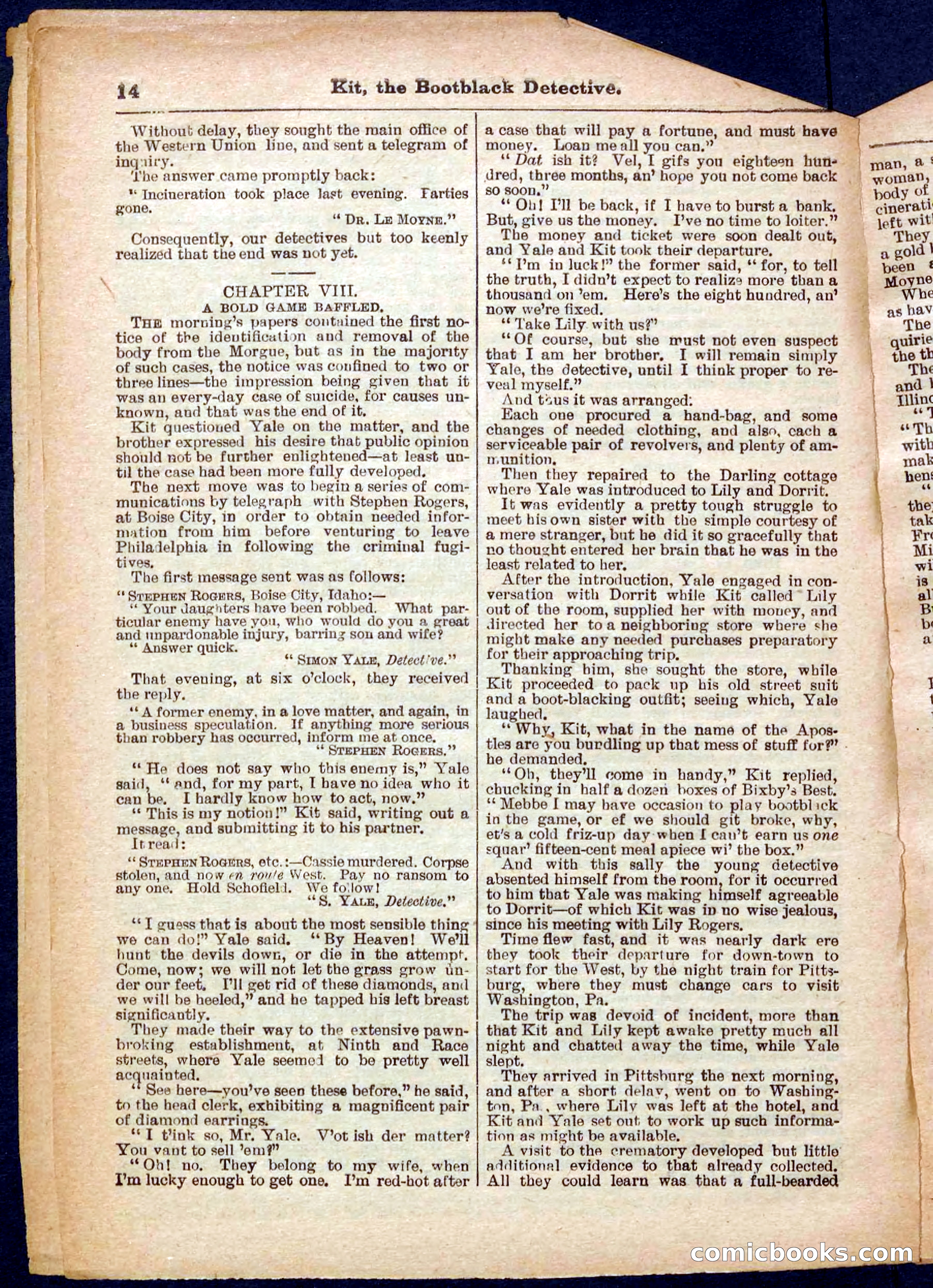 Beadle's Pocket Library No. 362 — page 14 of 32