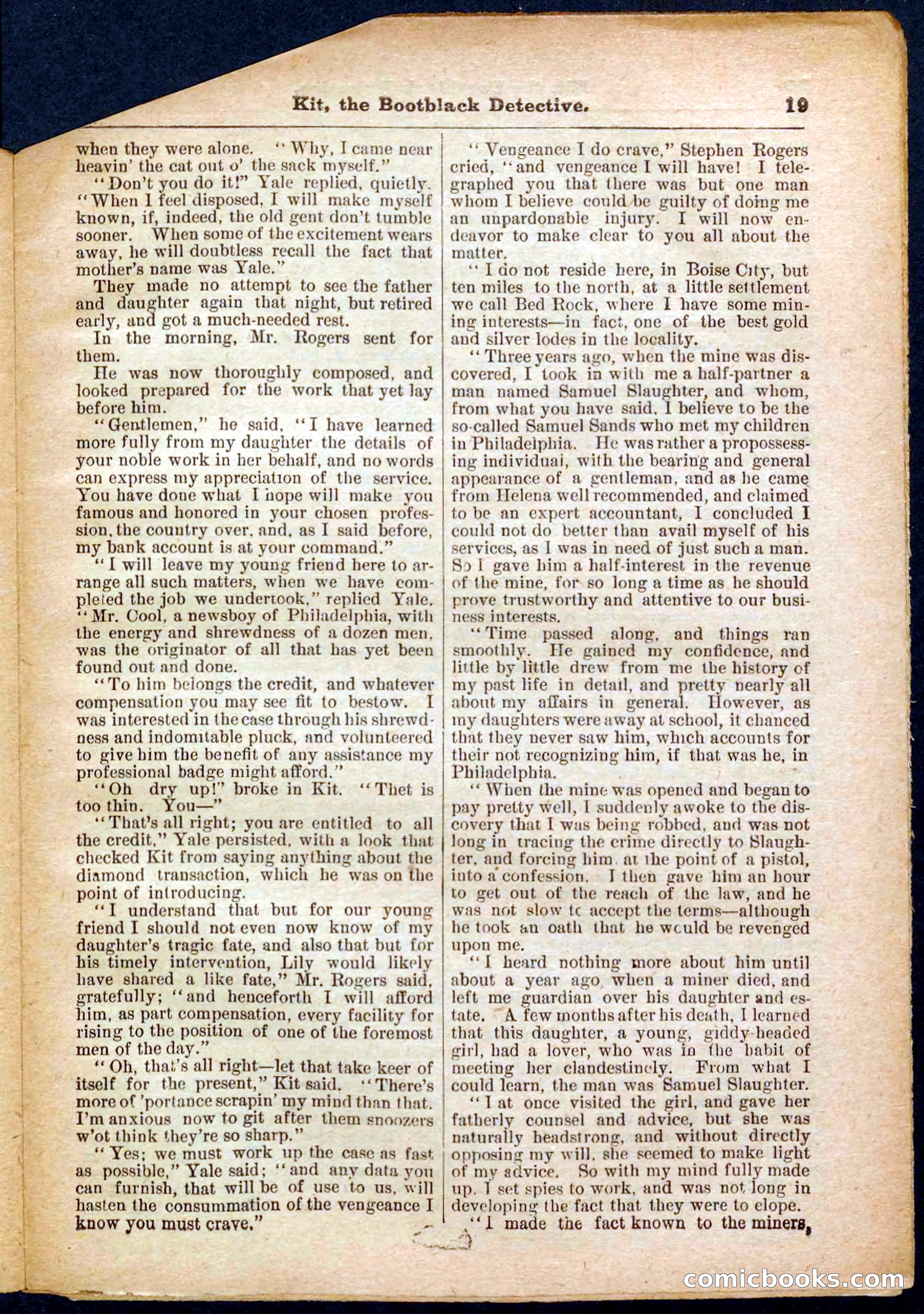 Beadle's Pocket Library No. 362 — page 19 of 32
