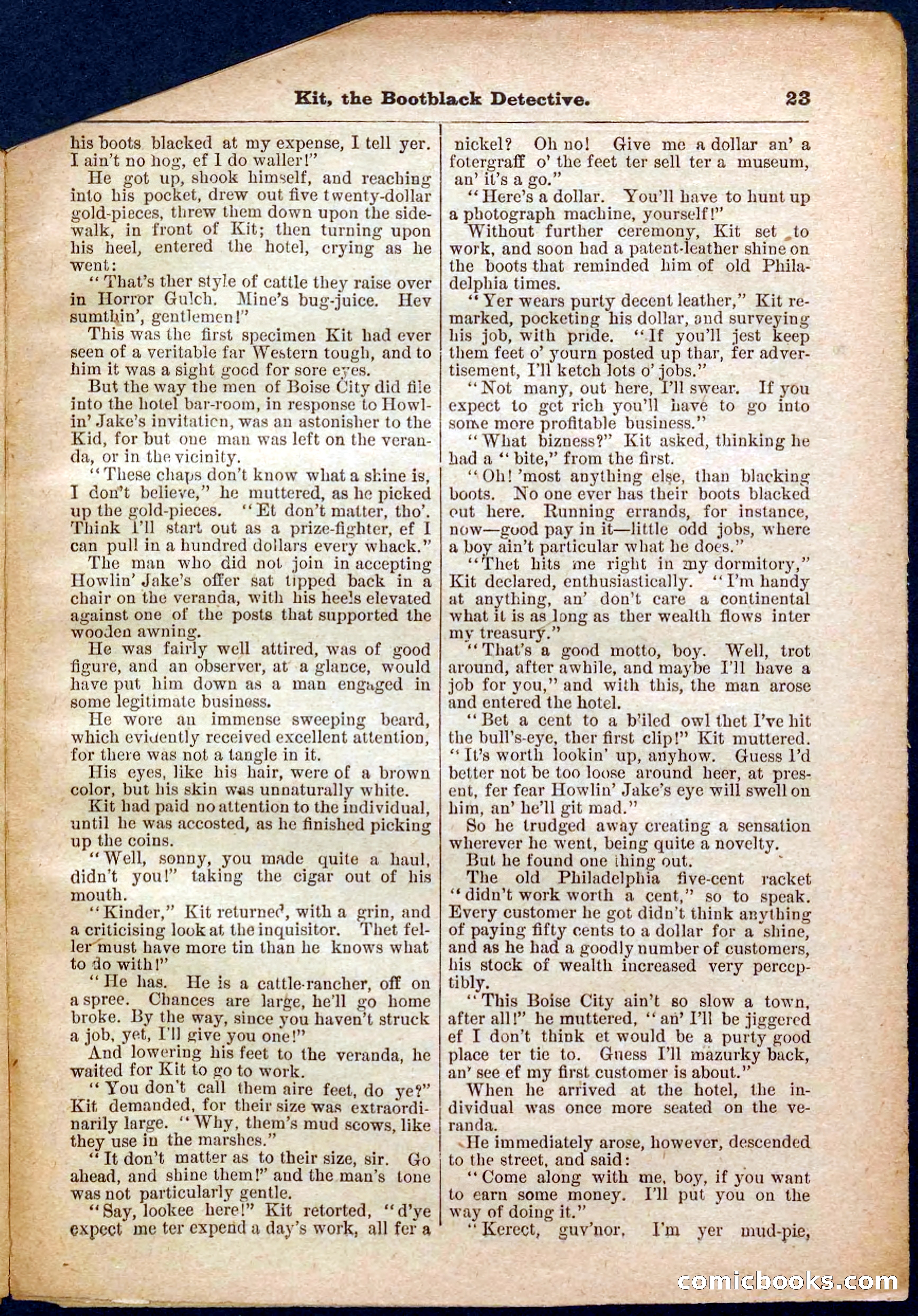 Beadle's Pocket Library No. 362 — page 23 of 32