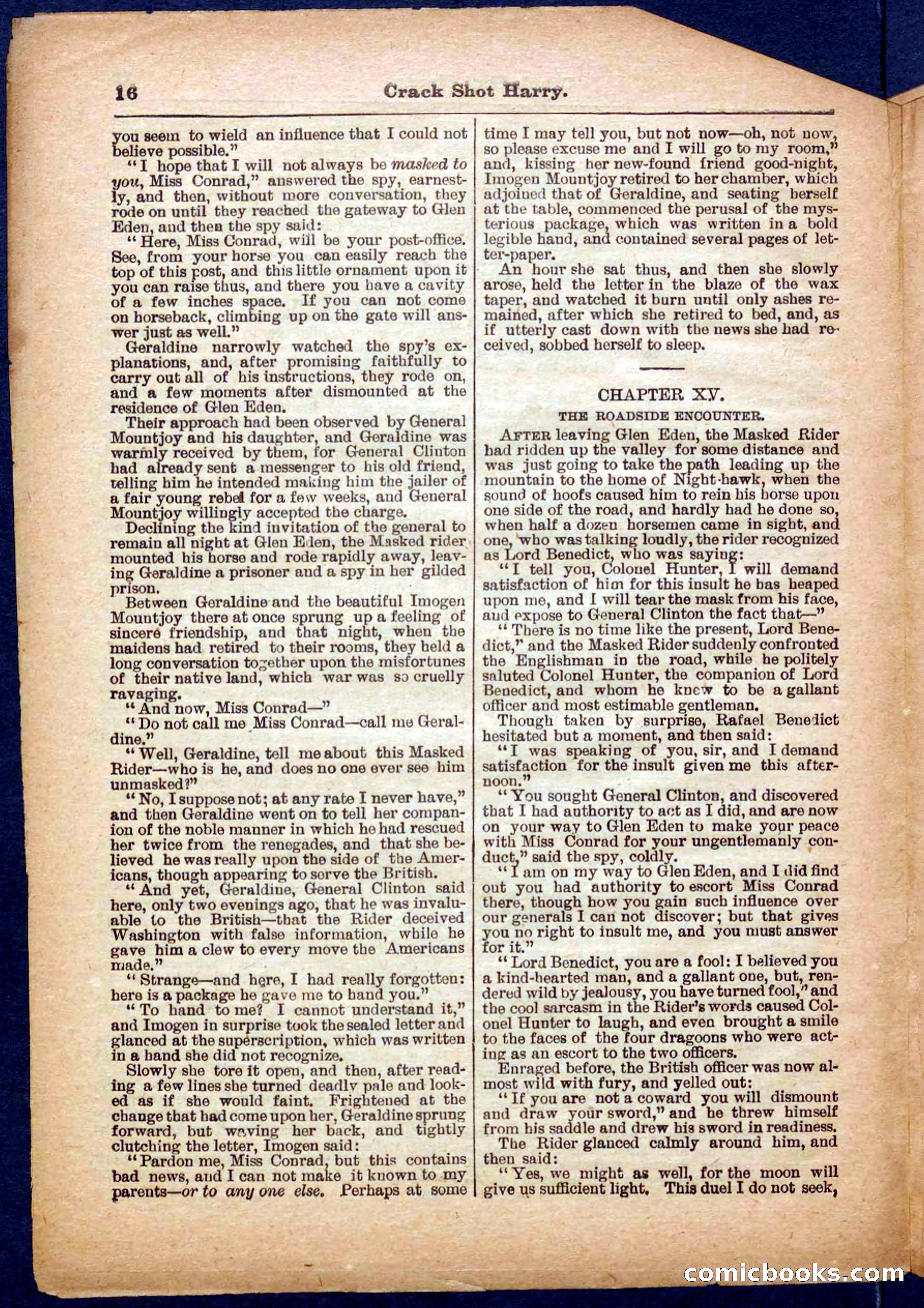 Beadle's Pocket Library No. 365 — page 16 of 32