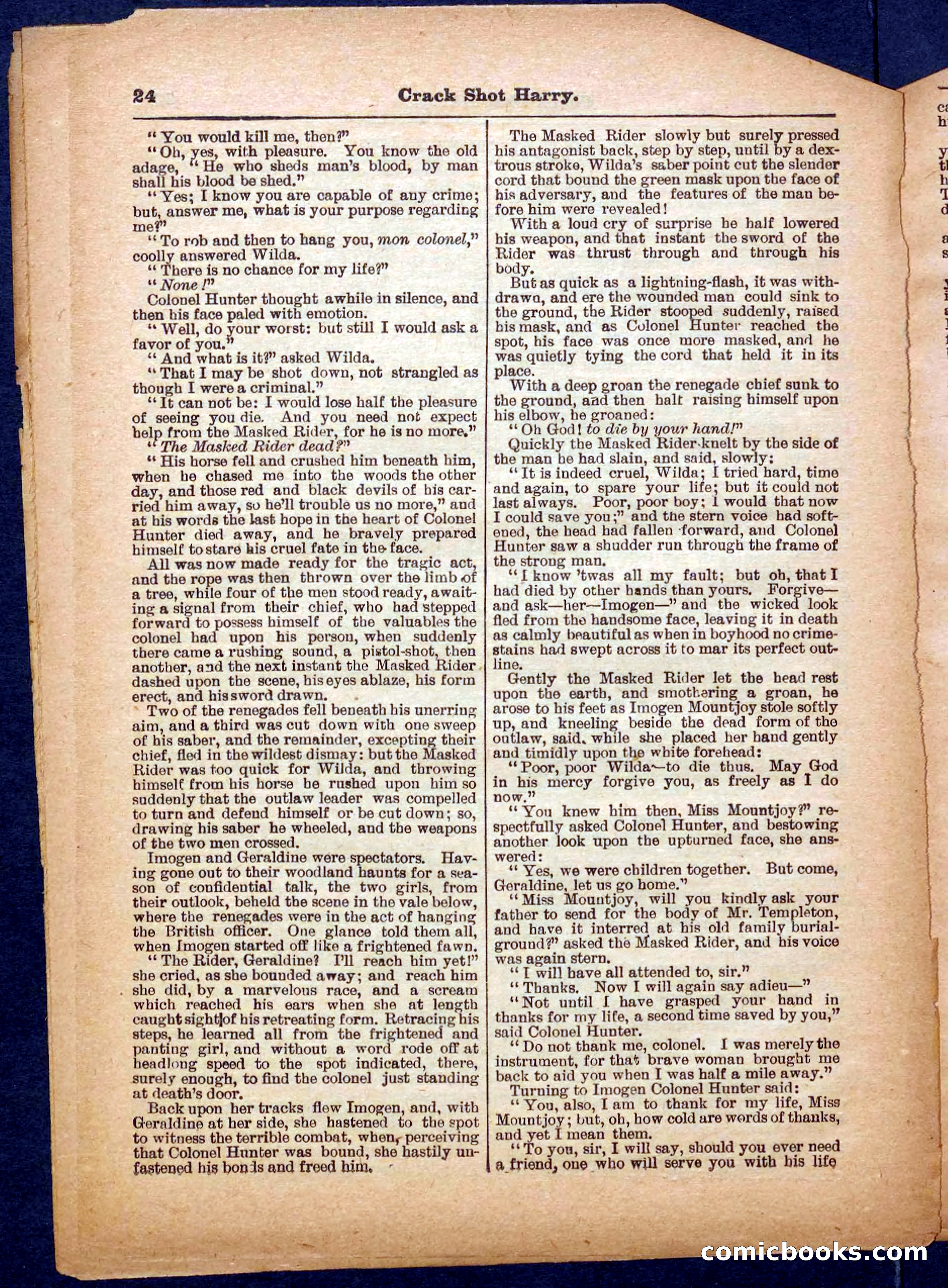 Beadle's Pocket Library No. 365 — page 24 of 32