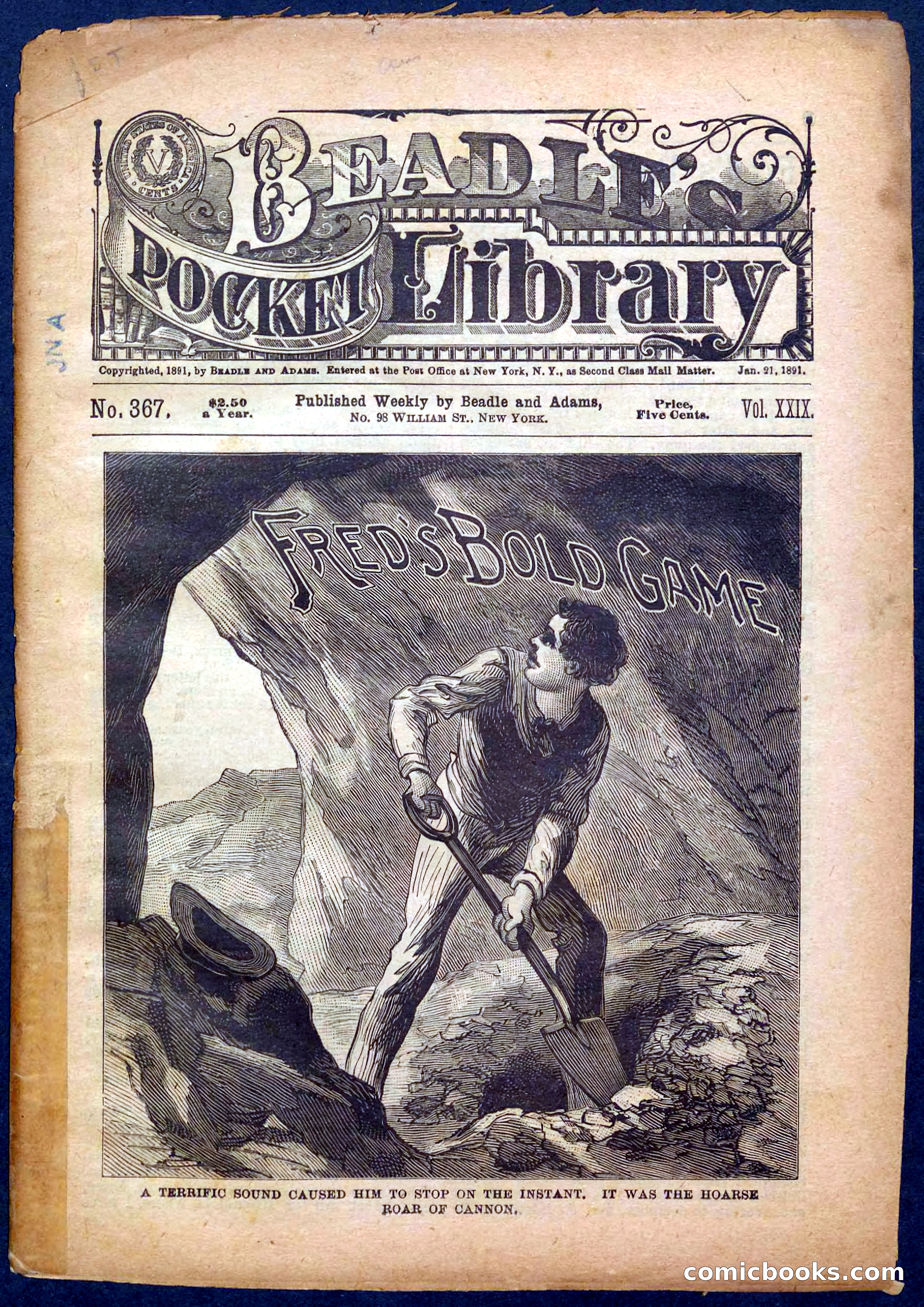 Beadle's Pocket Library, No. 367 — page 1 of 32