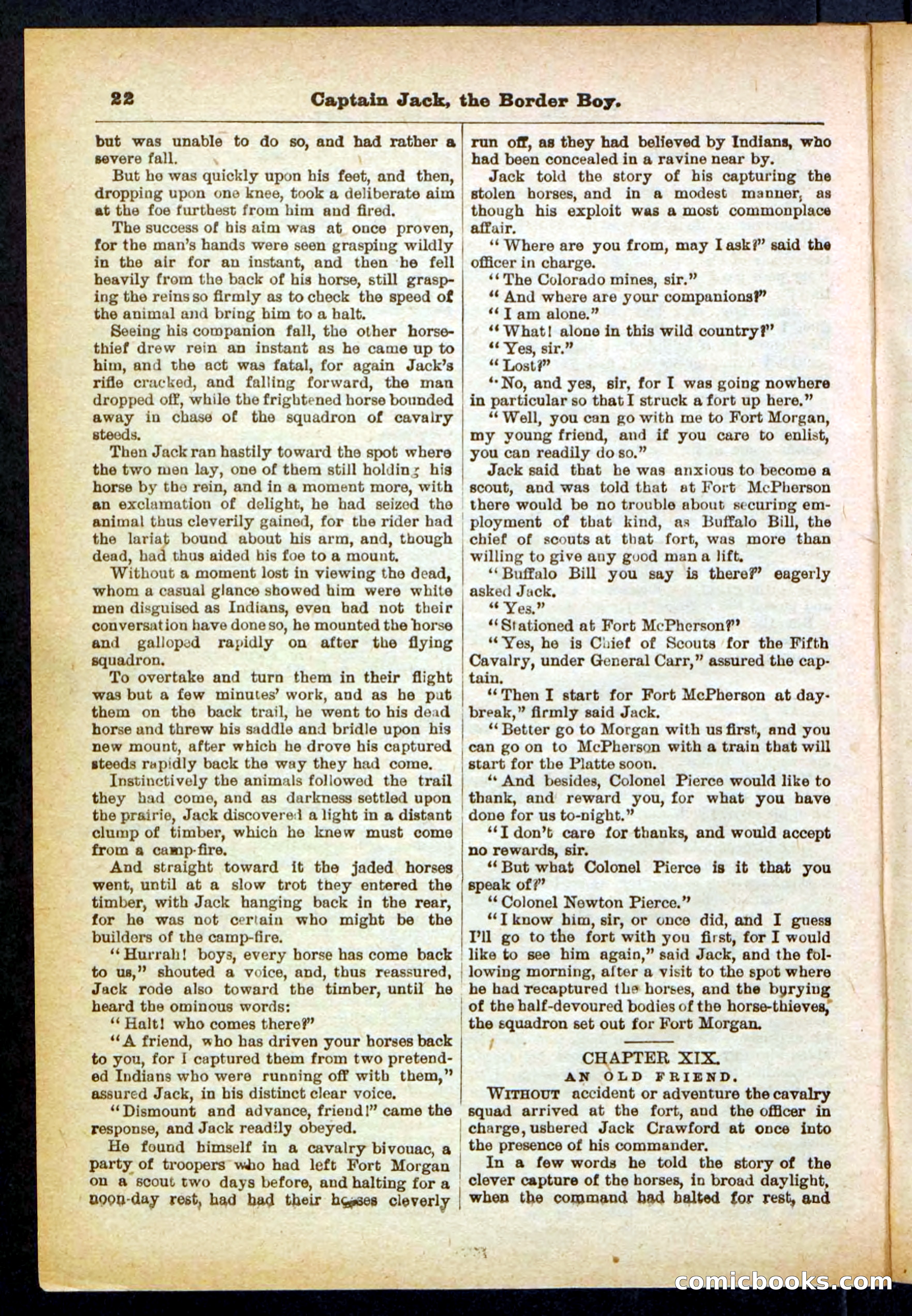 Beadle's Pocket Library No. 398 — page 22 of 32