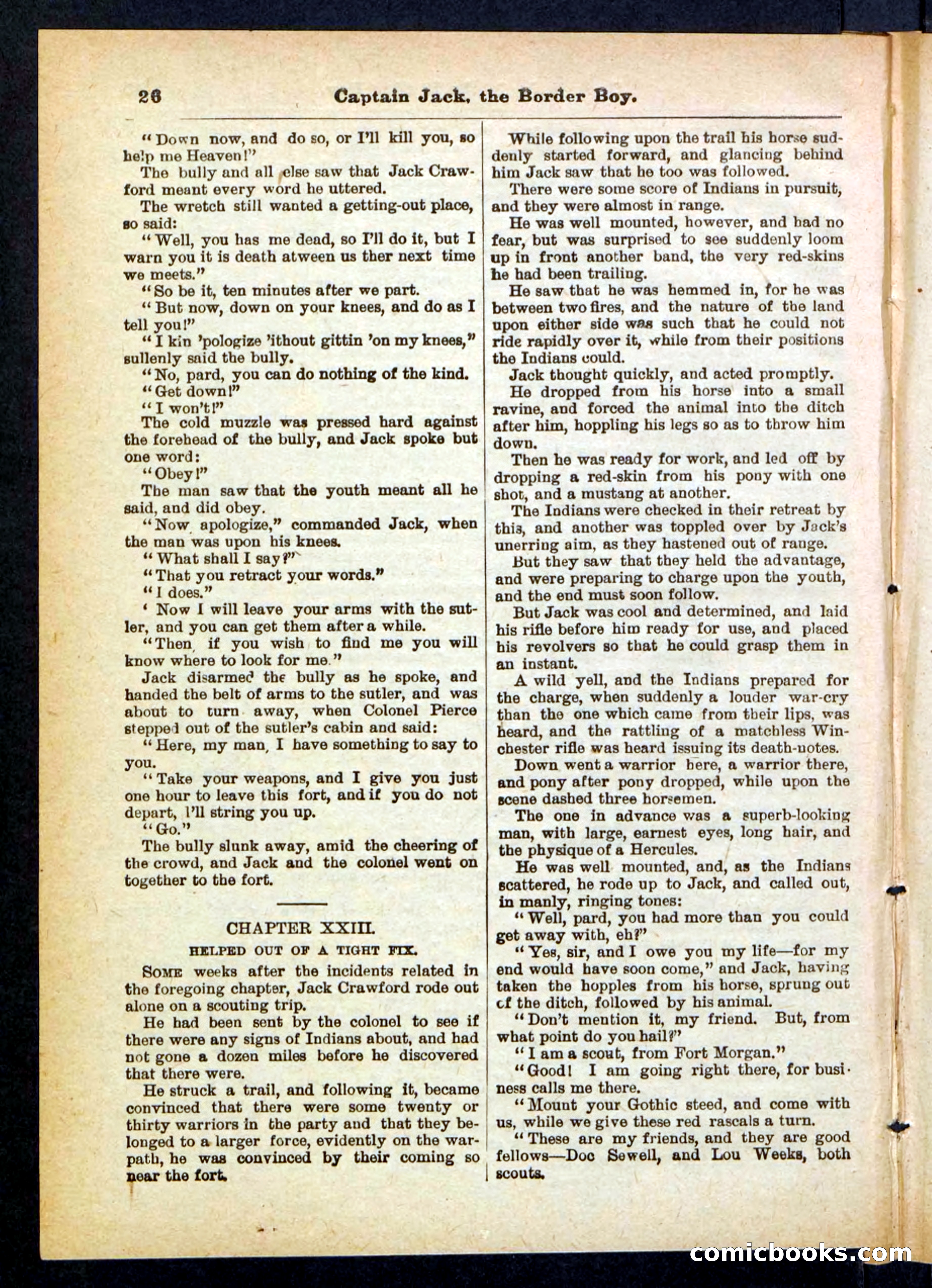 Beadle's Pocket Library No. 398 — page 26 of 32