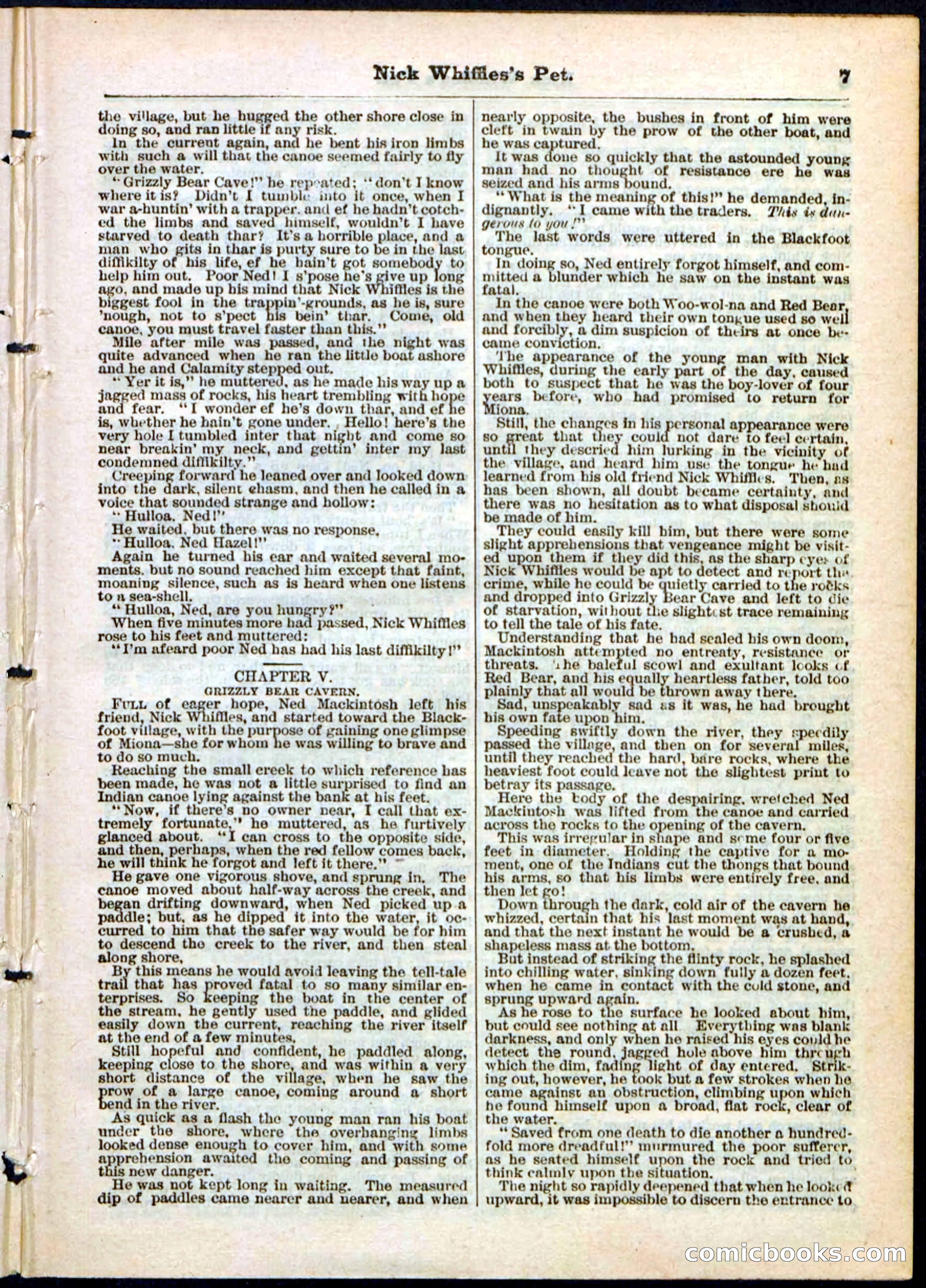 Beadle's Pocket Library, No. 40 — page 7 of 32