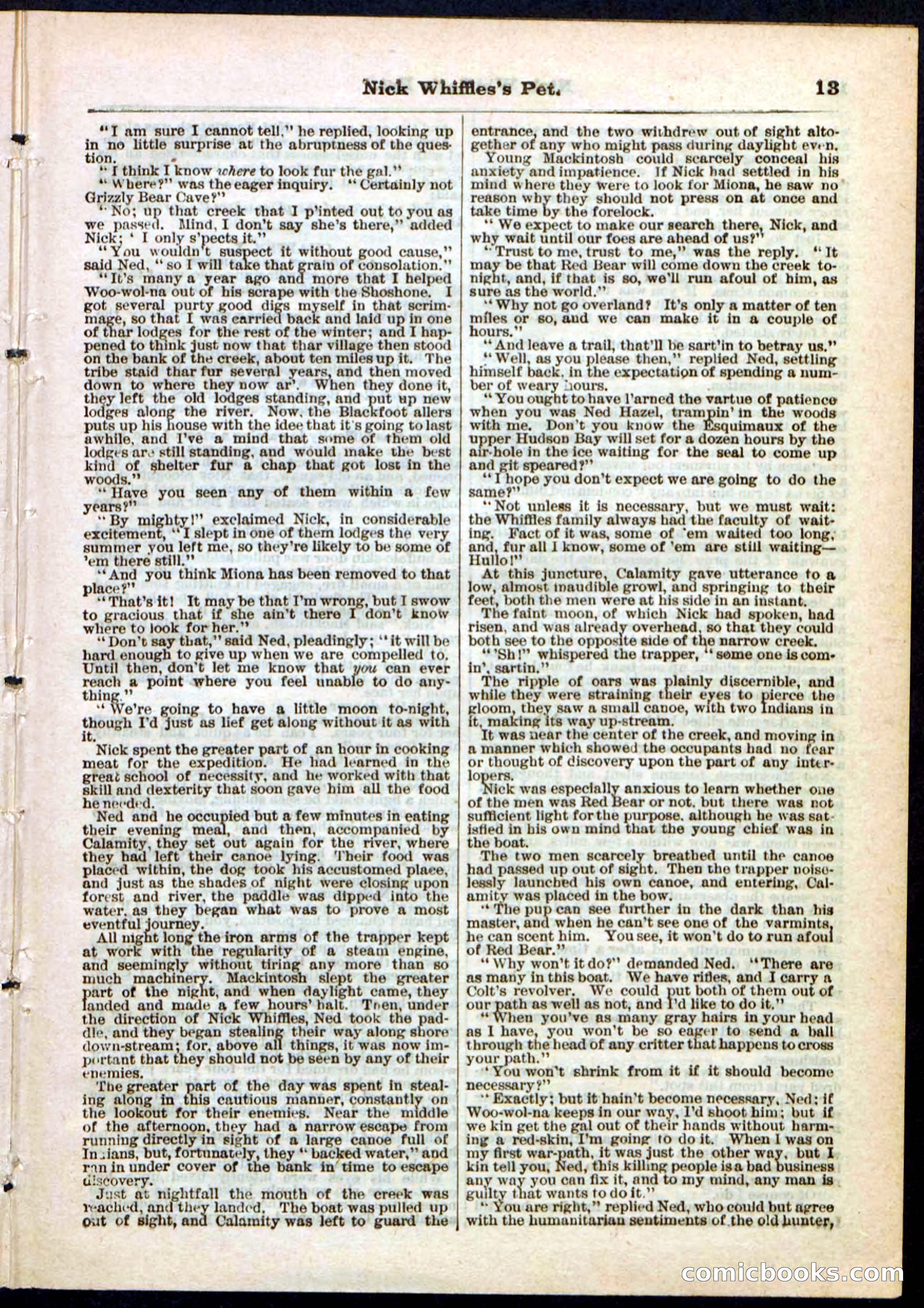 Beadle's Pocket Library, No. 40 — page 13 of 32