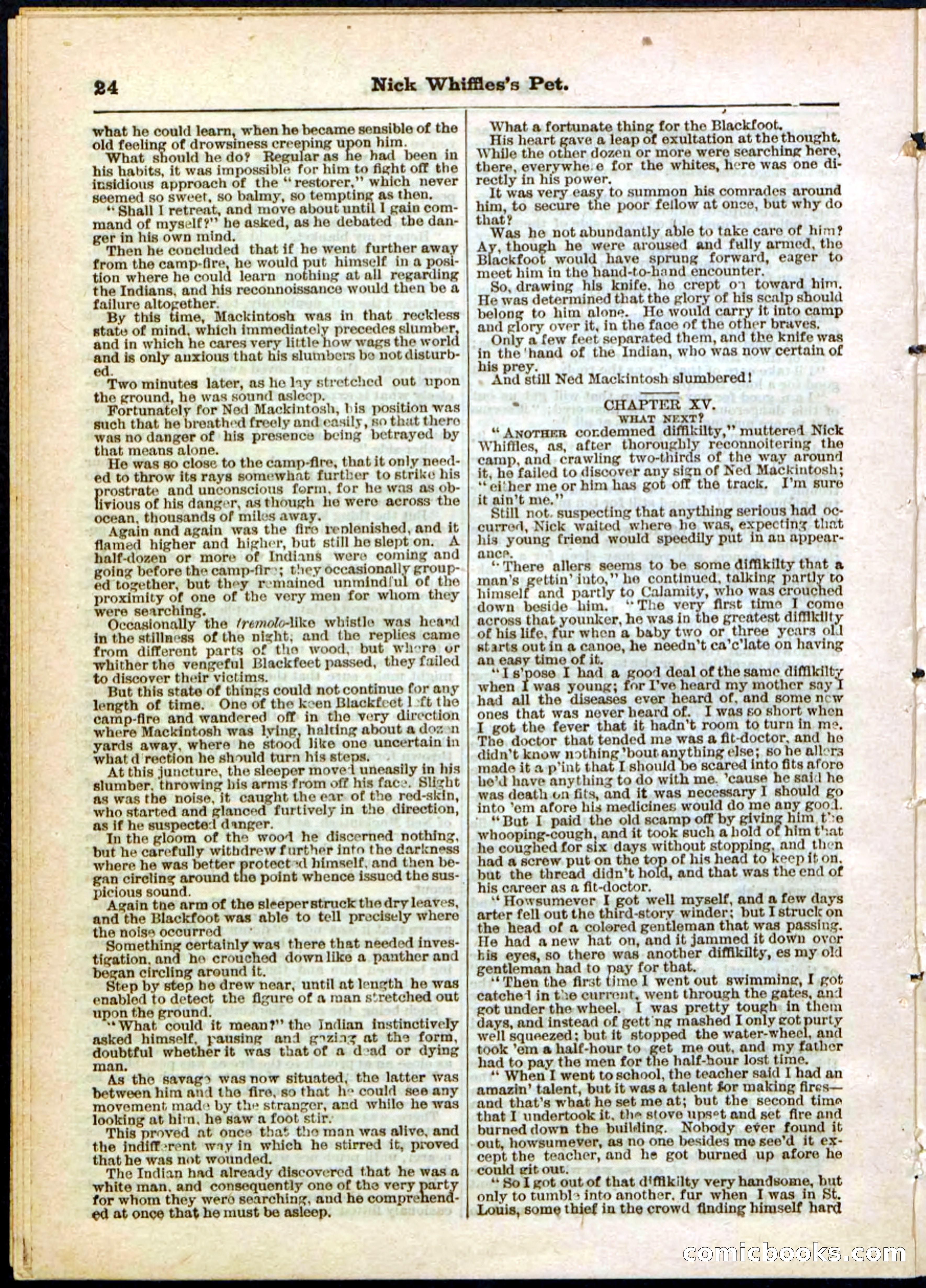 Beadle's Pocket Library, No. 40 — page 24 of 32