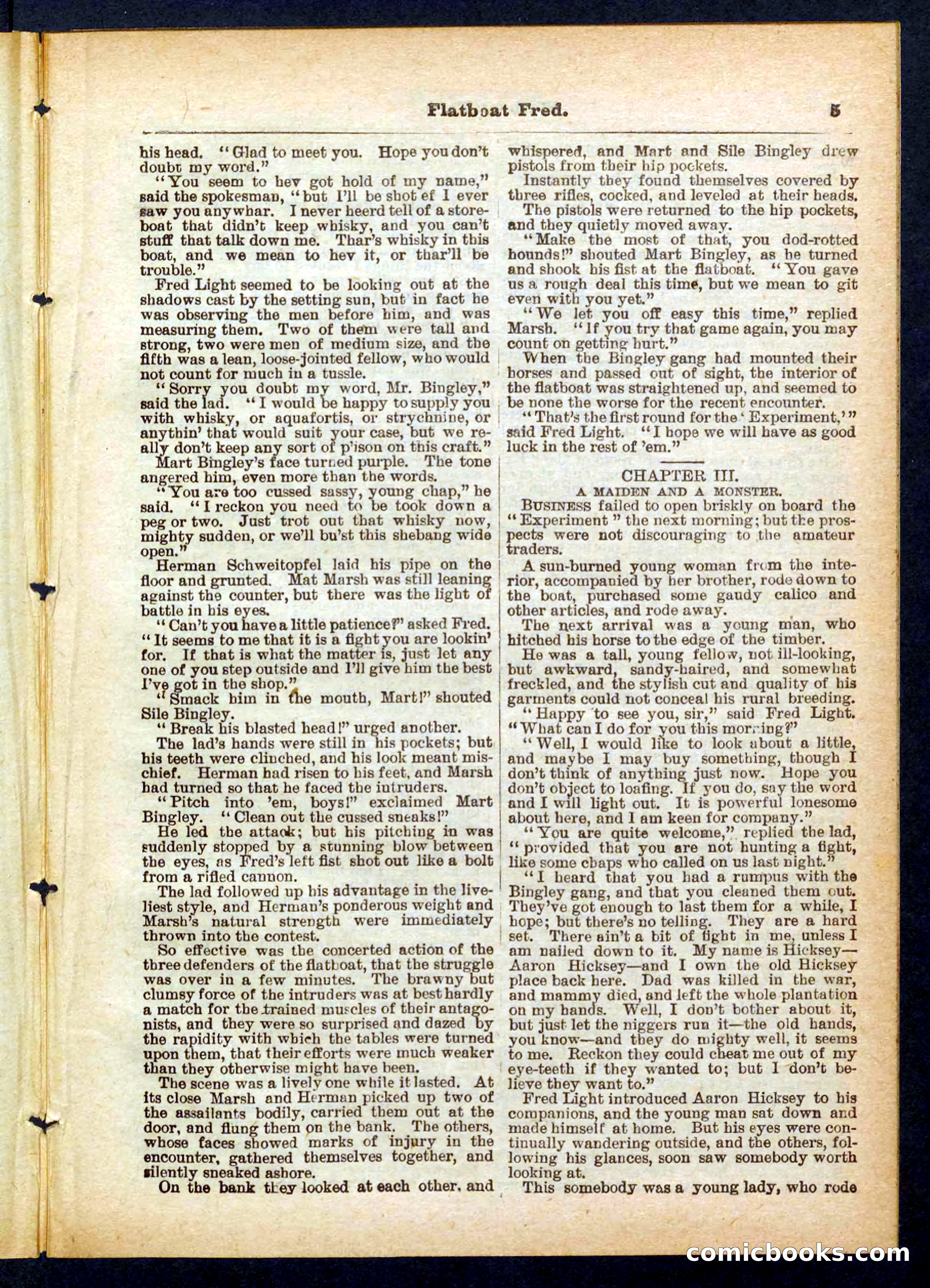 Beadle's Pocket Library No. 402 — page 5 of 32