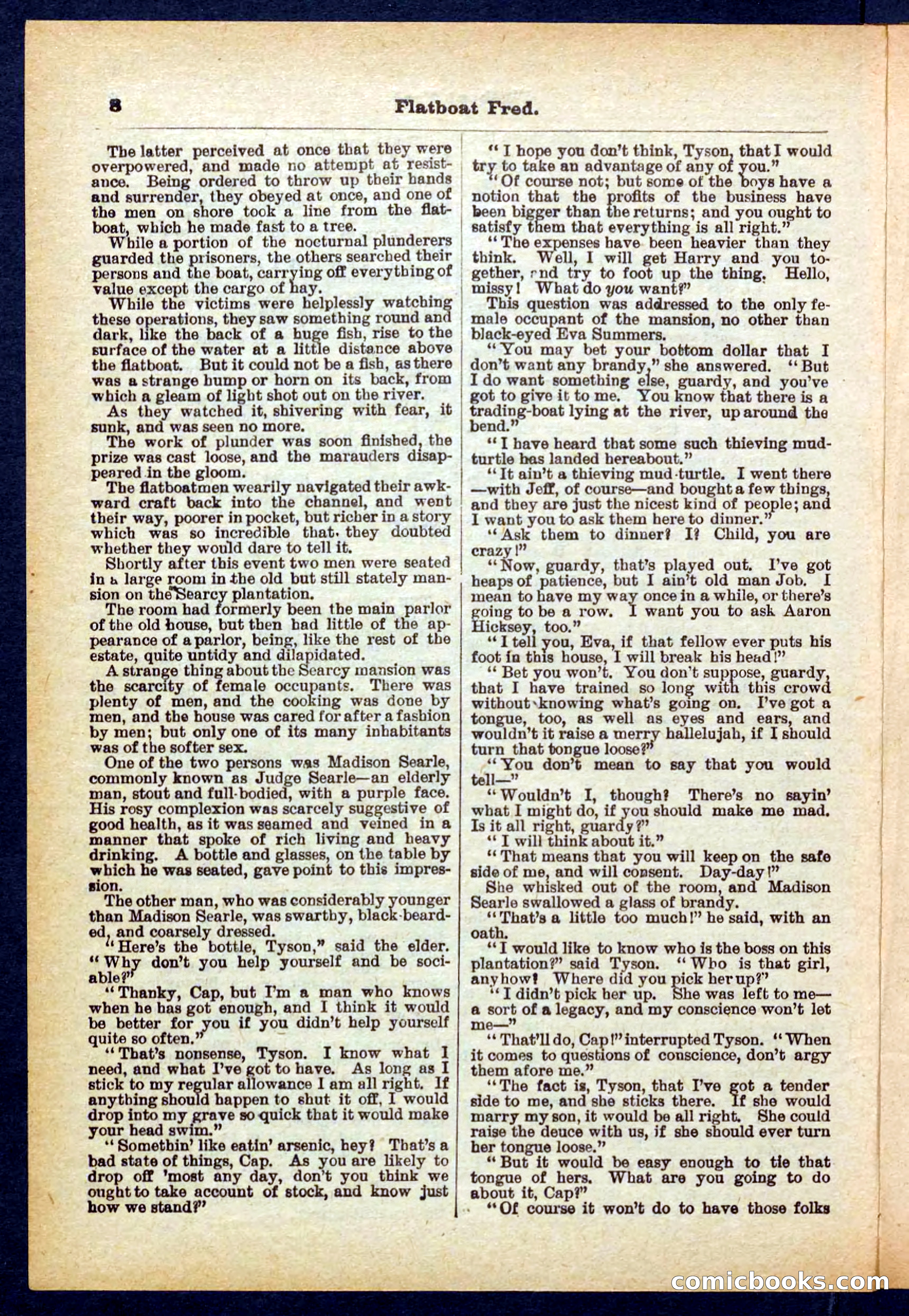 Beadle's Pocket Library No. 402 — page 8 of 32