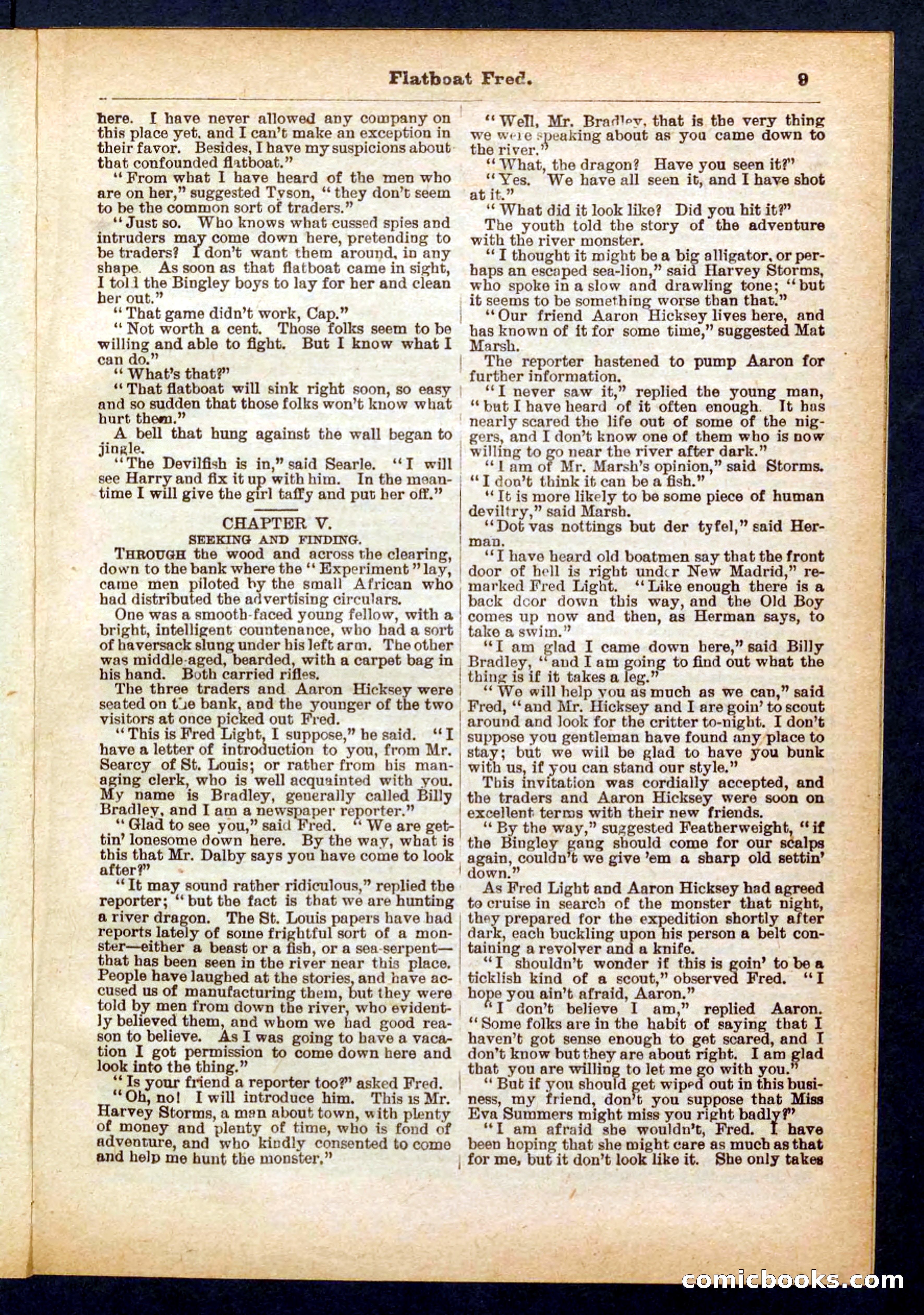 Beadle's Pocket Library No. 402 — page 9 of 32