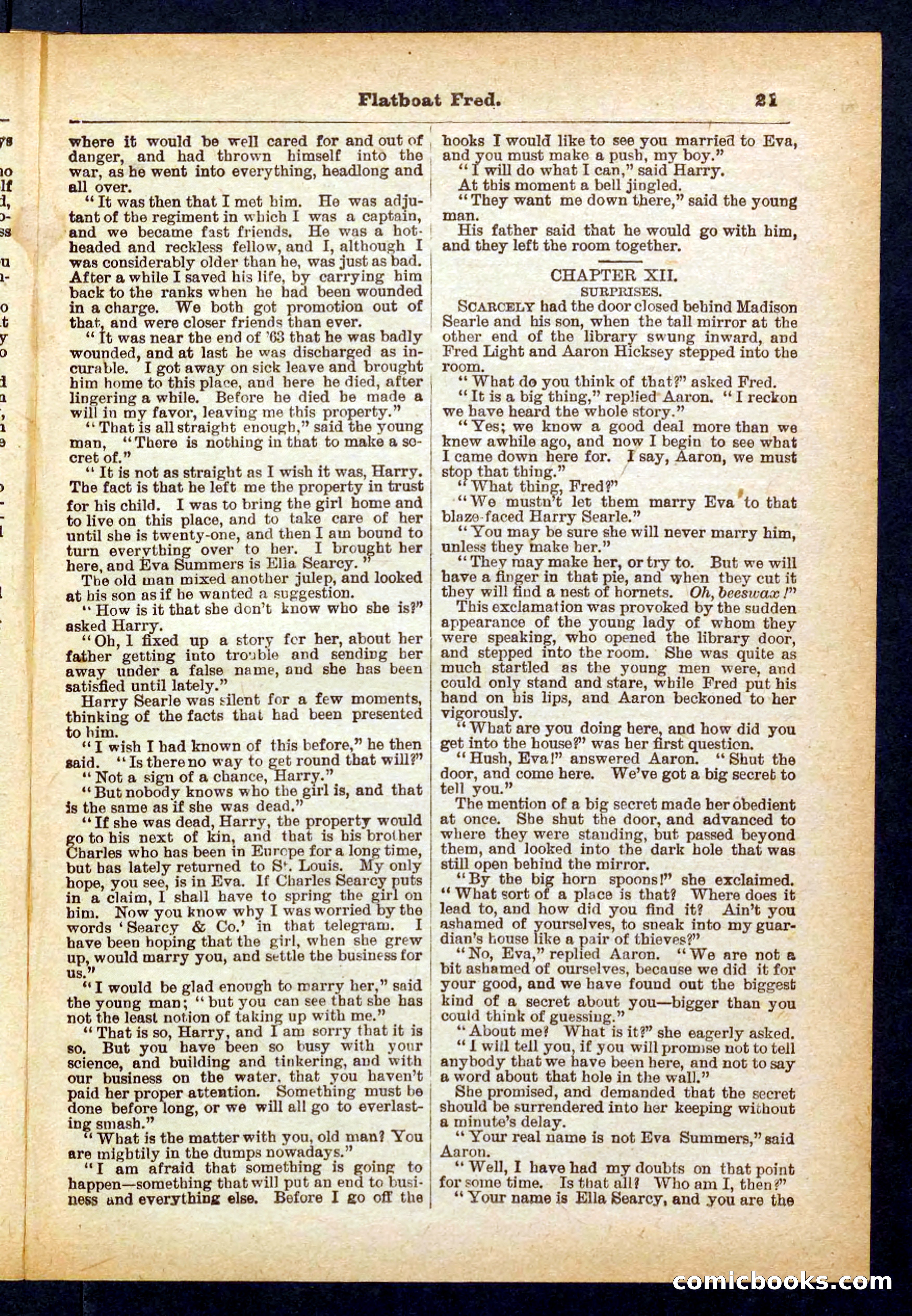 Beadle's Pocket Library No. 402 — page 21 of 32