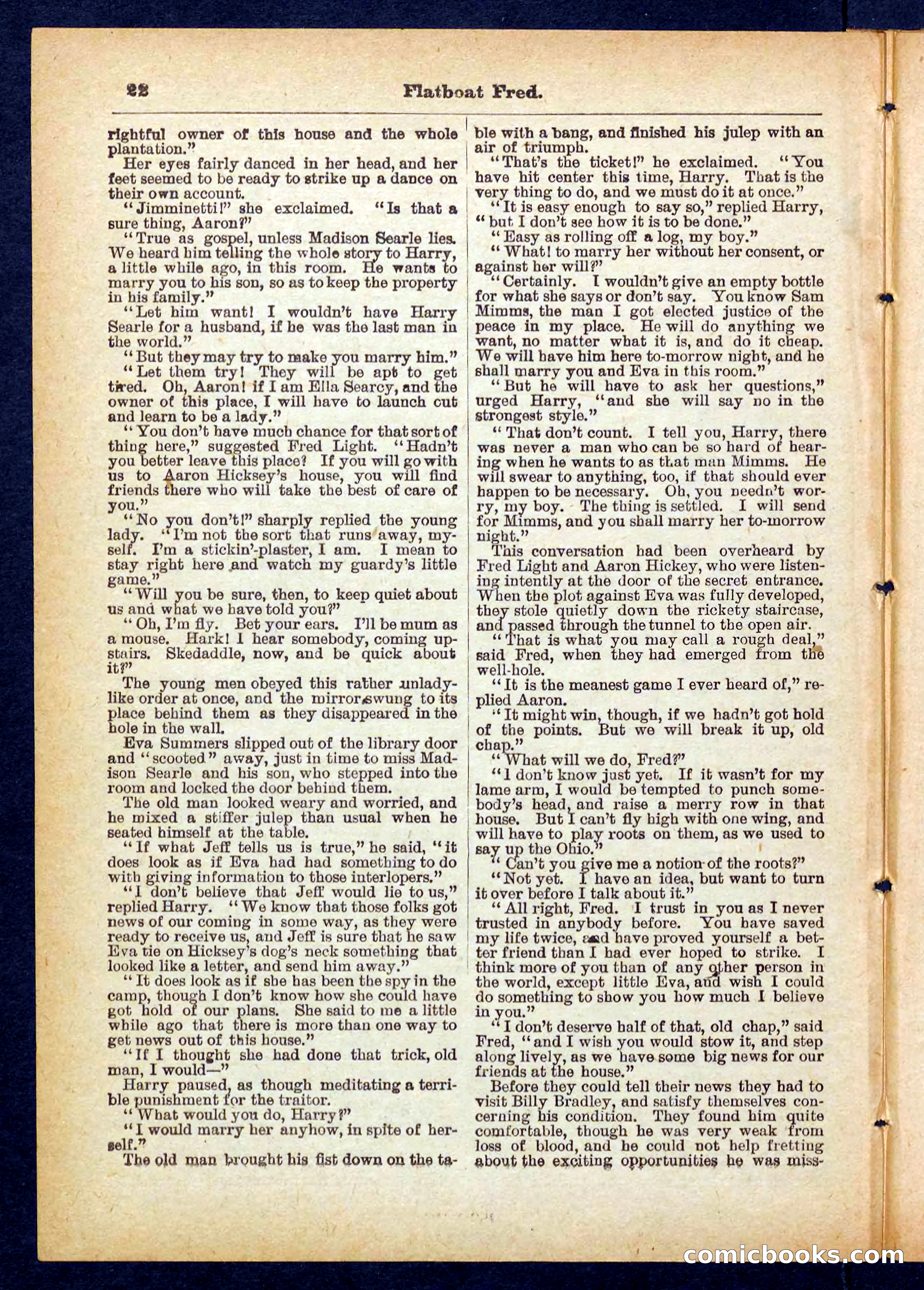 Beadle's Pocket Library No. 402 — page 22 of 32