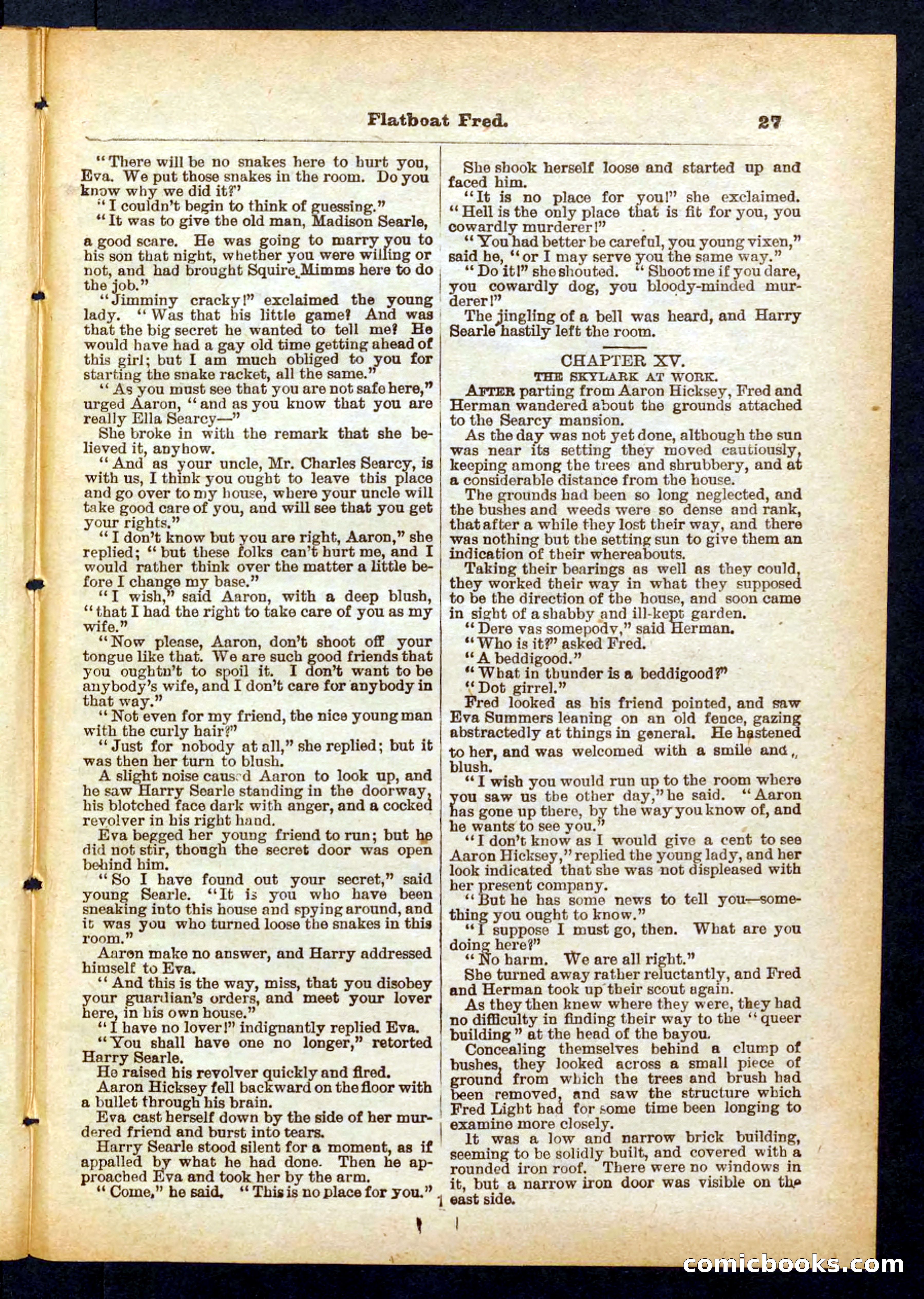 Beadle's Pocket Library No. 402 — page 27 of 32