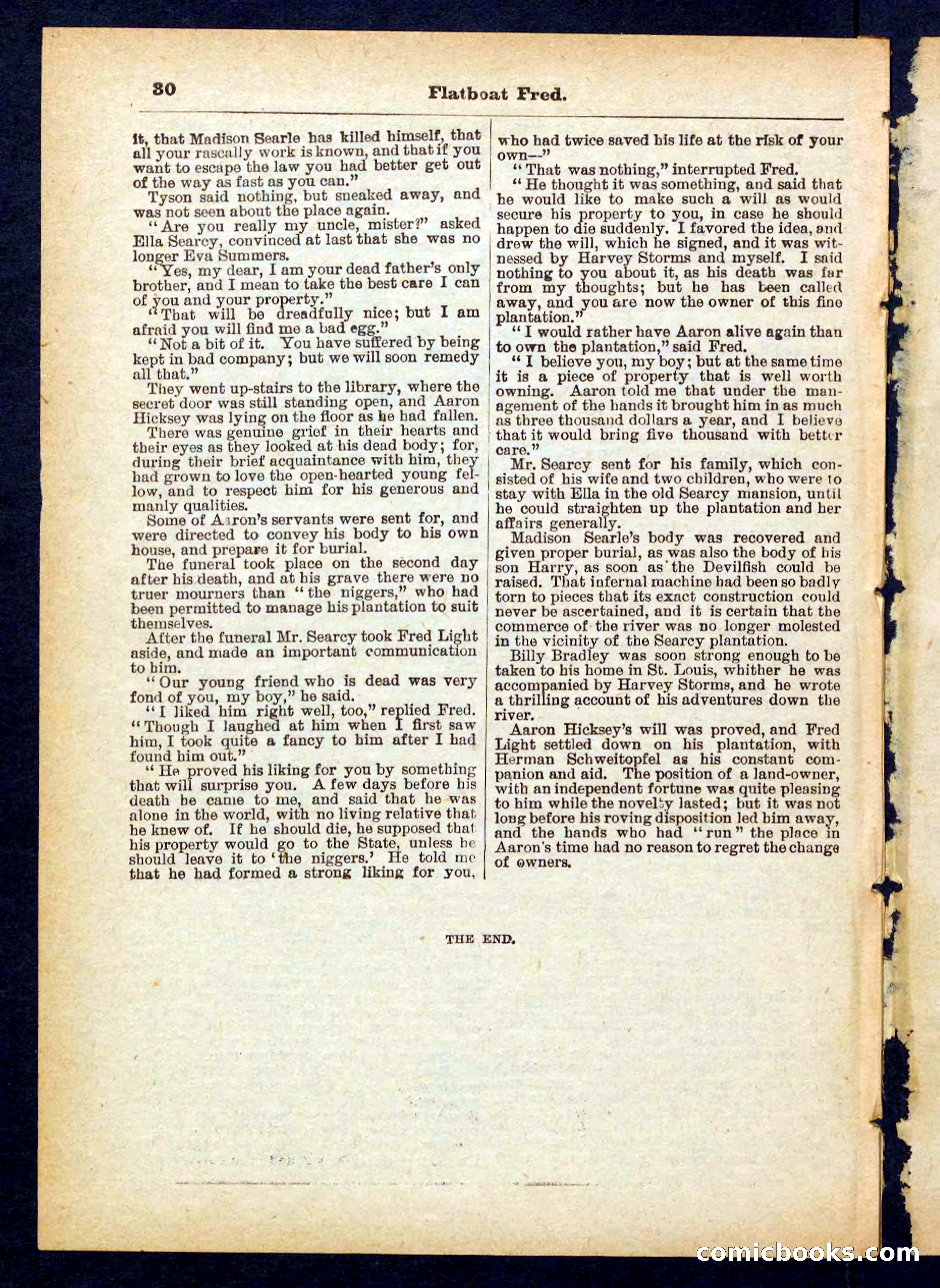 Beadle's Pocket Library No. 402 — page 30 of 32