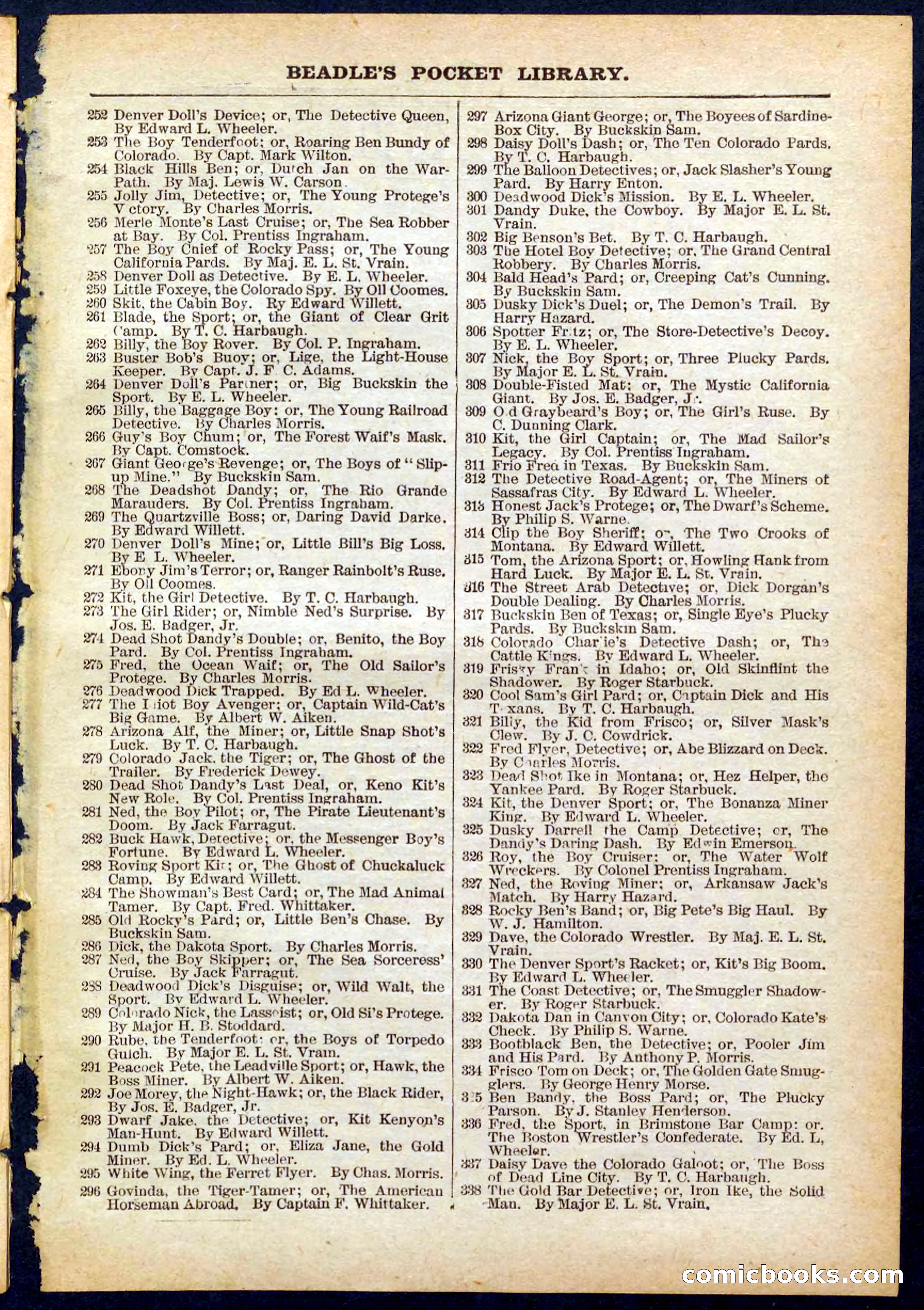 Beadle's Pocket Library No. 402 — page 31 of 32