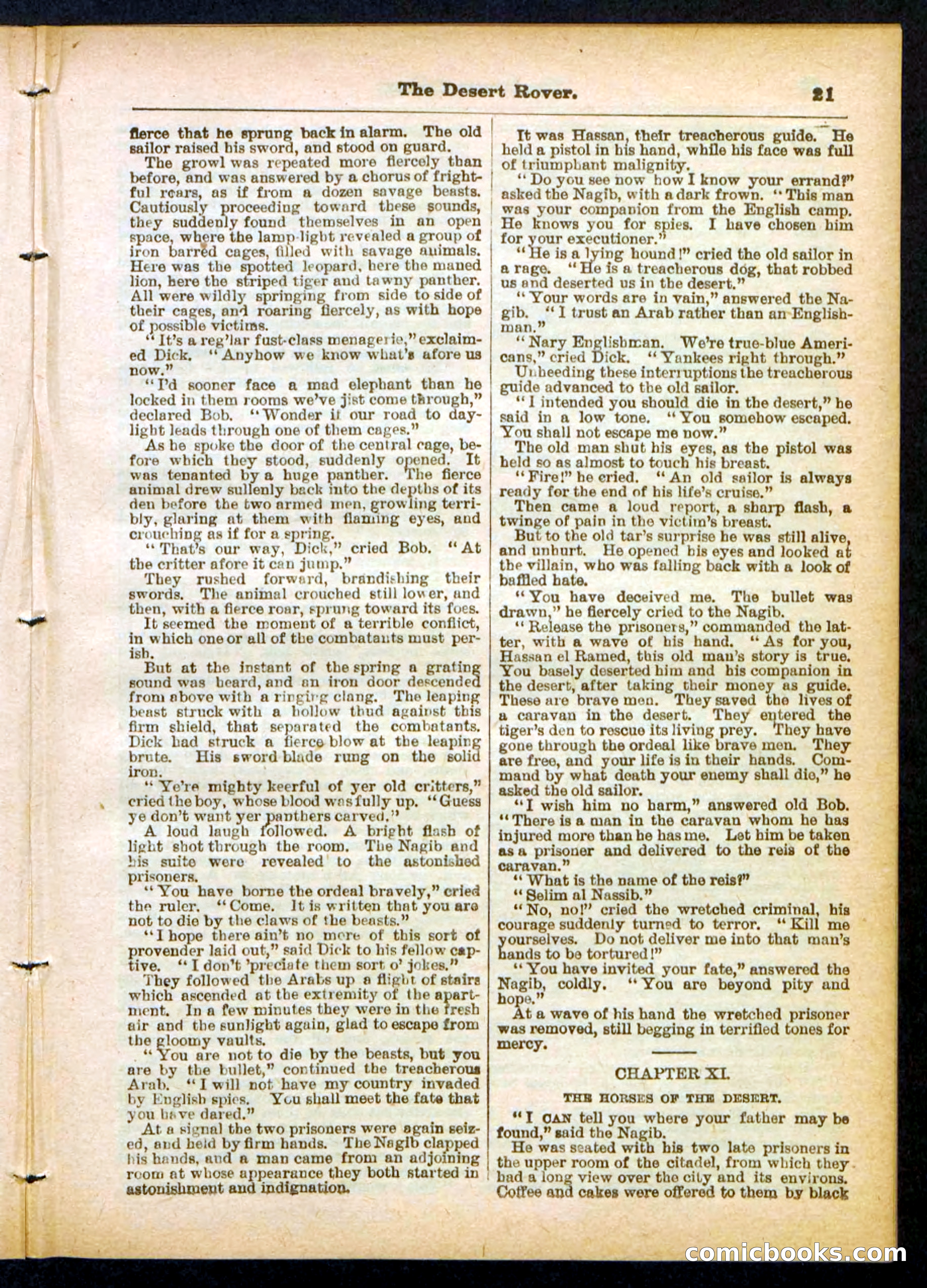 Beadle's Pocket Library No. 408 — page 21 of 32