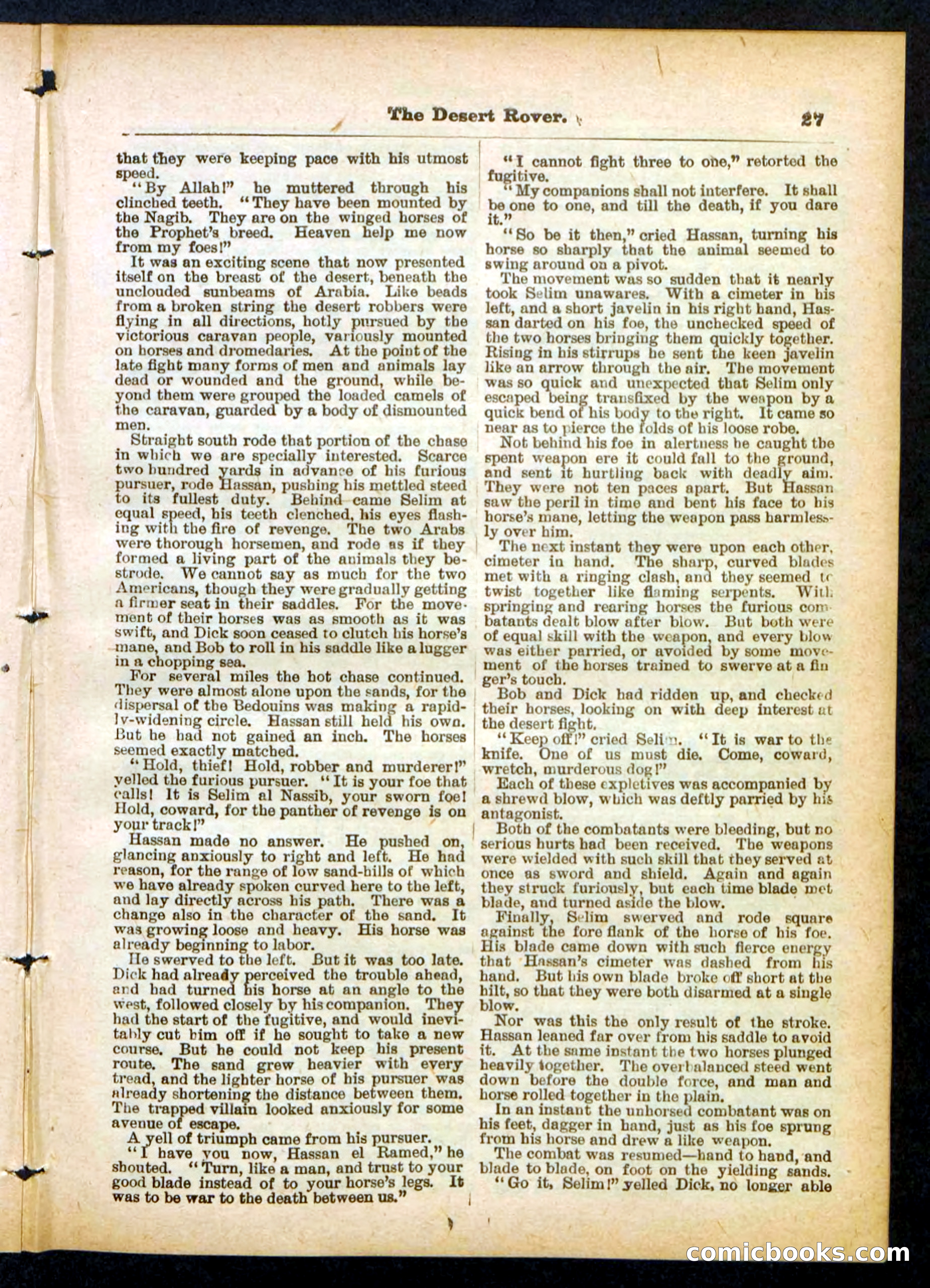 Beadle's Pocket Library No. 408 — page 27 of 32