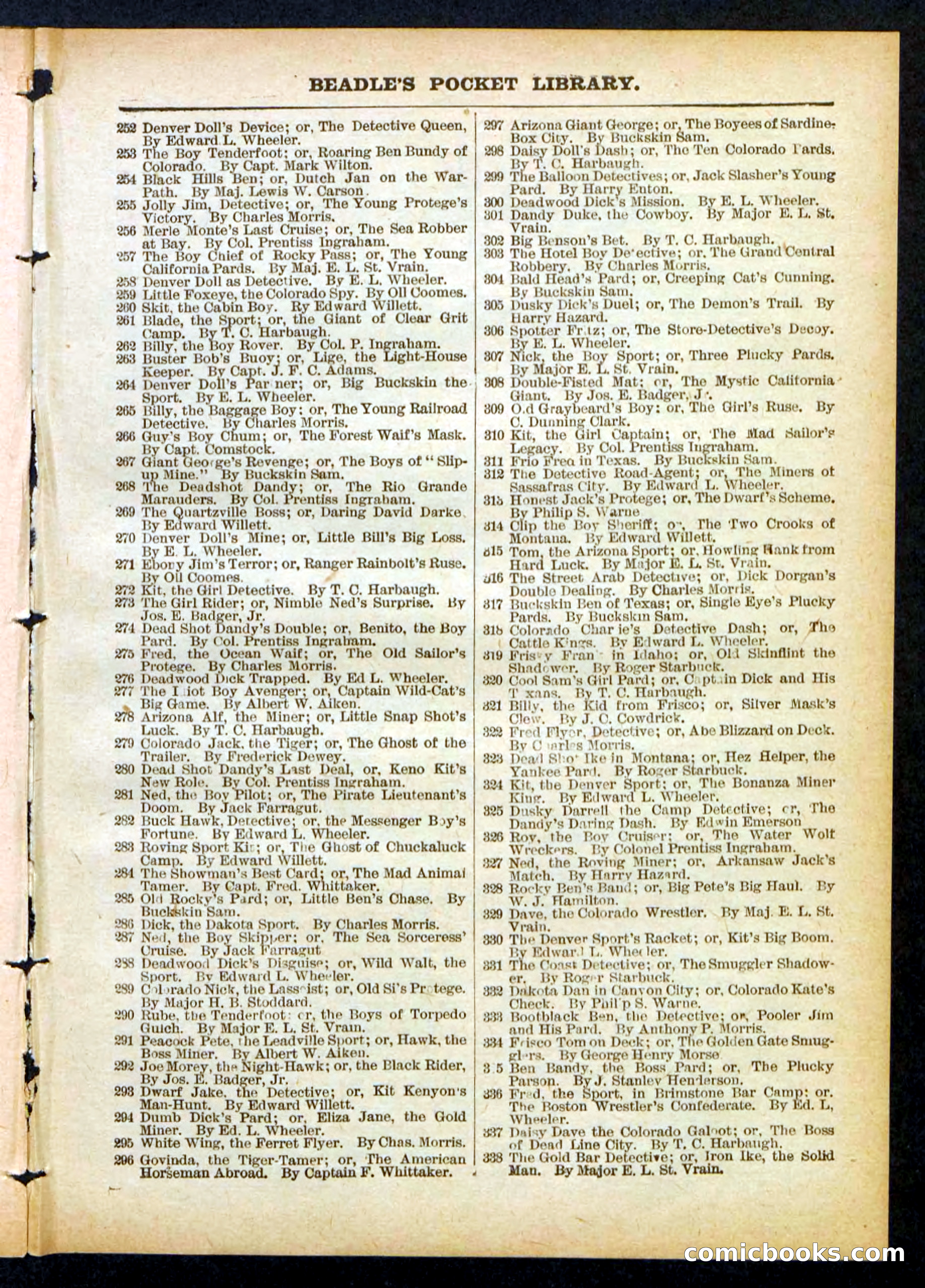 Beadle's Pocket Library No. 408 — page 31 of 32