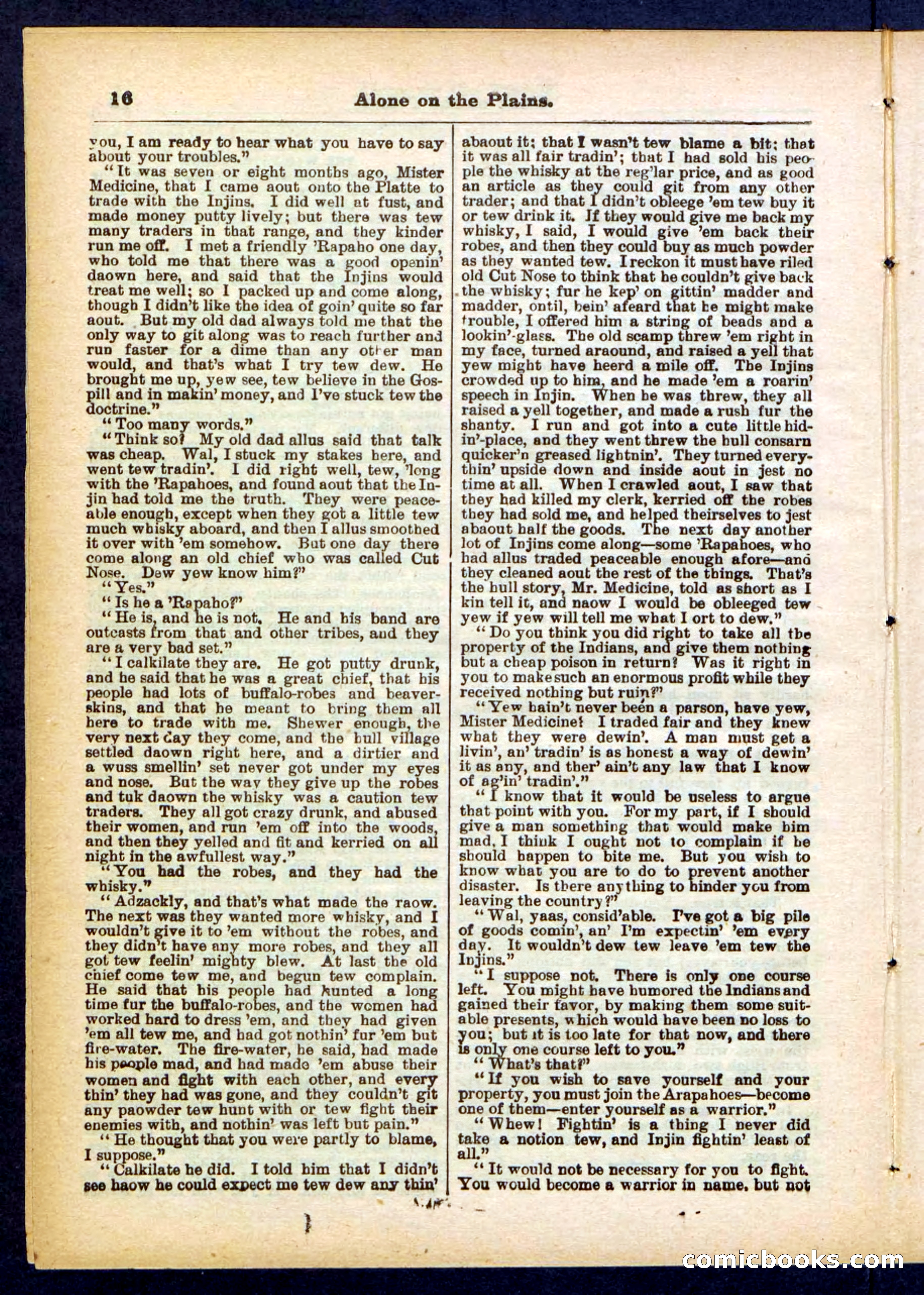 Beadle's Pocket Library No. 429 — page 16 of 32