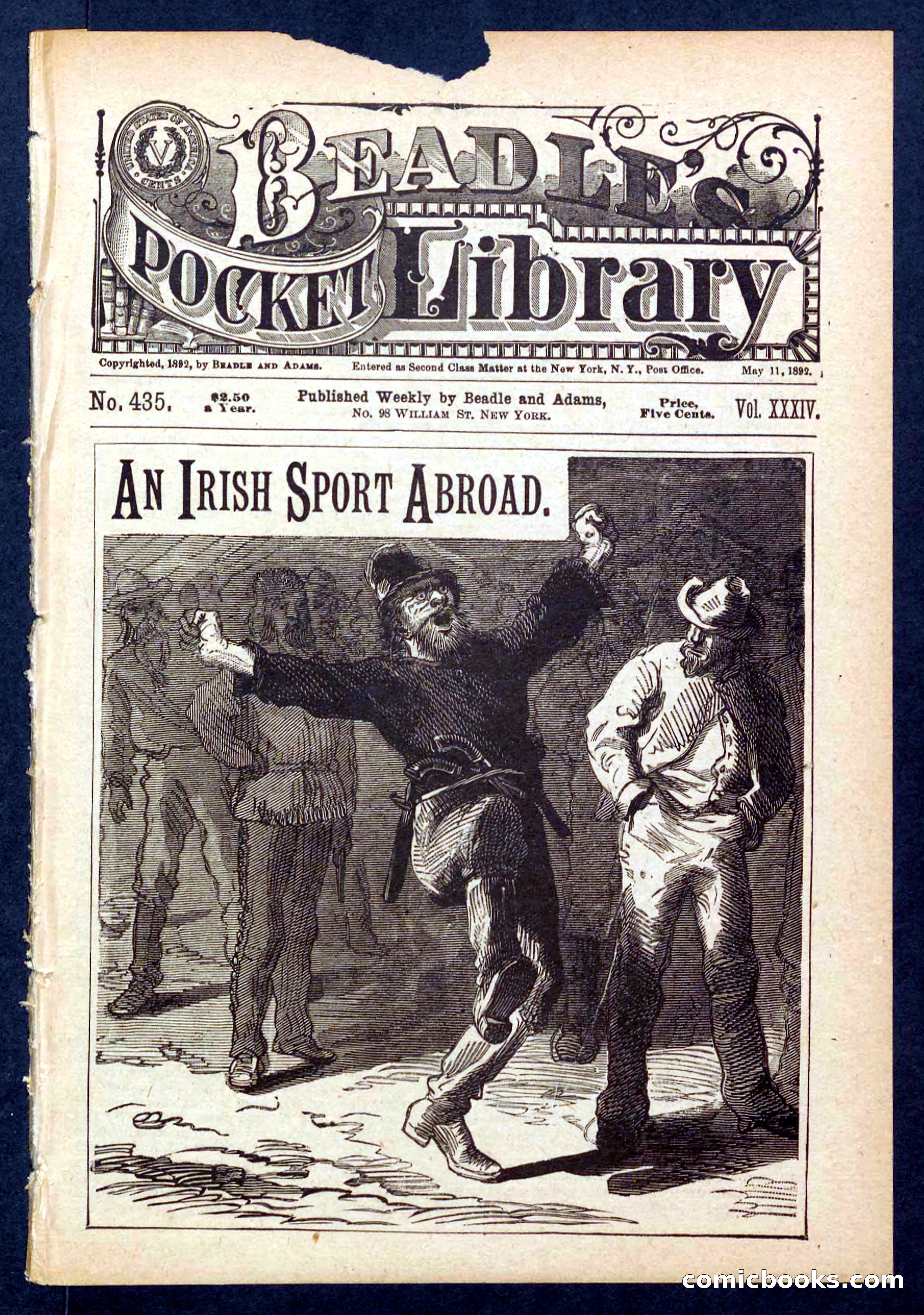 Beadle's Pocket Library No. 435 — page 1 of 32