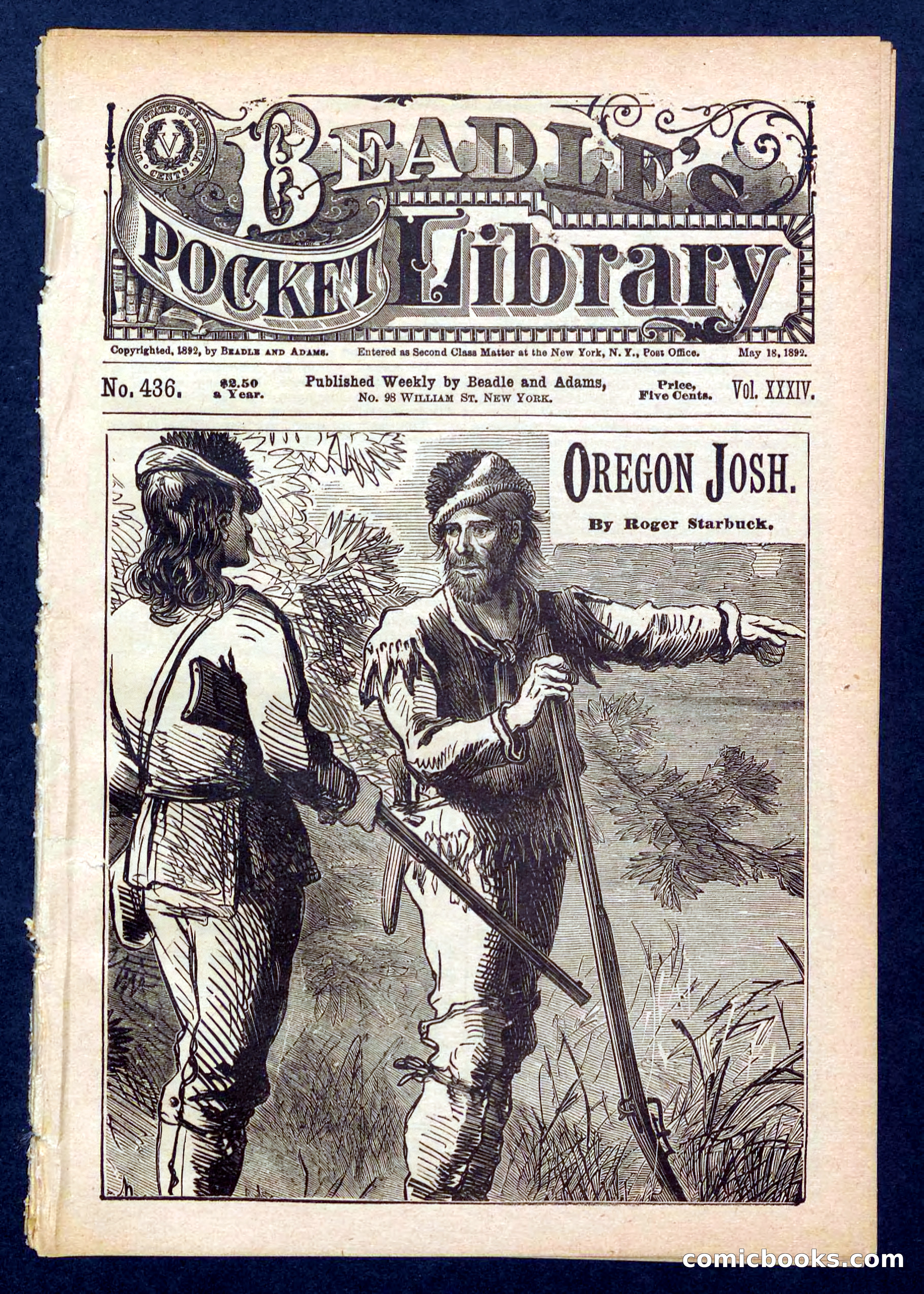 Beadle's Pocket Library No. 436 — page 1 of 32