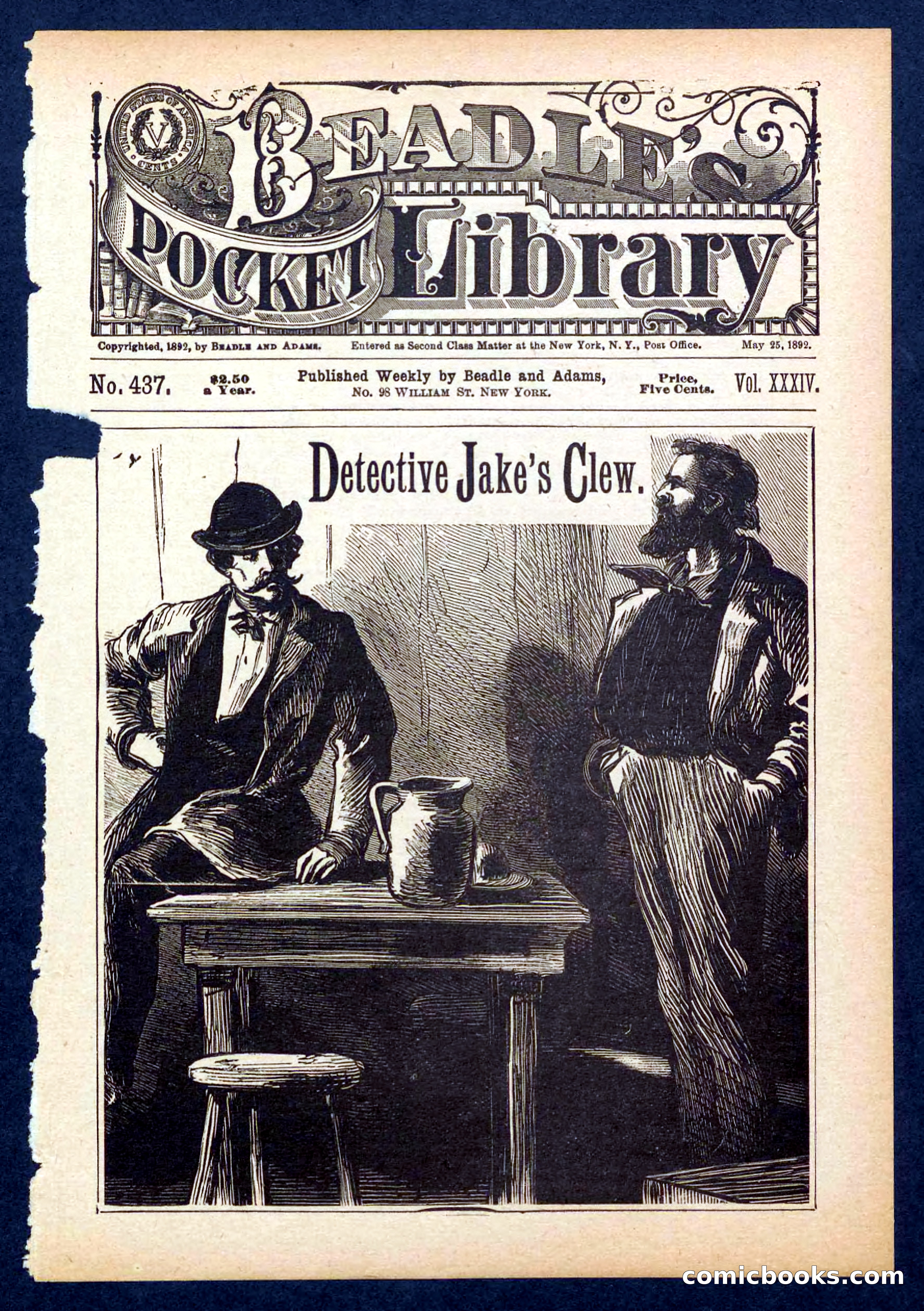 Beadle's Pocket Library No. 437 — page 1 of 32