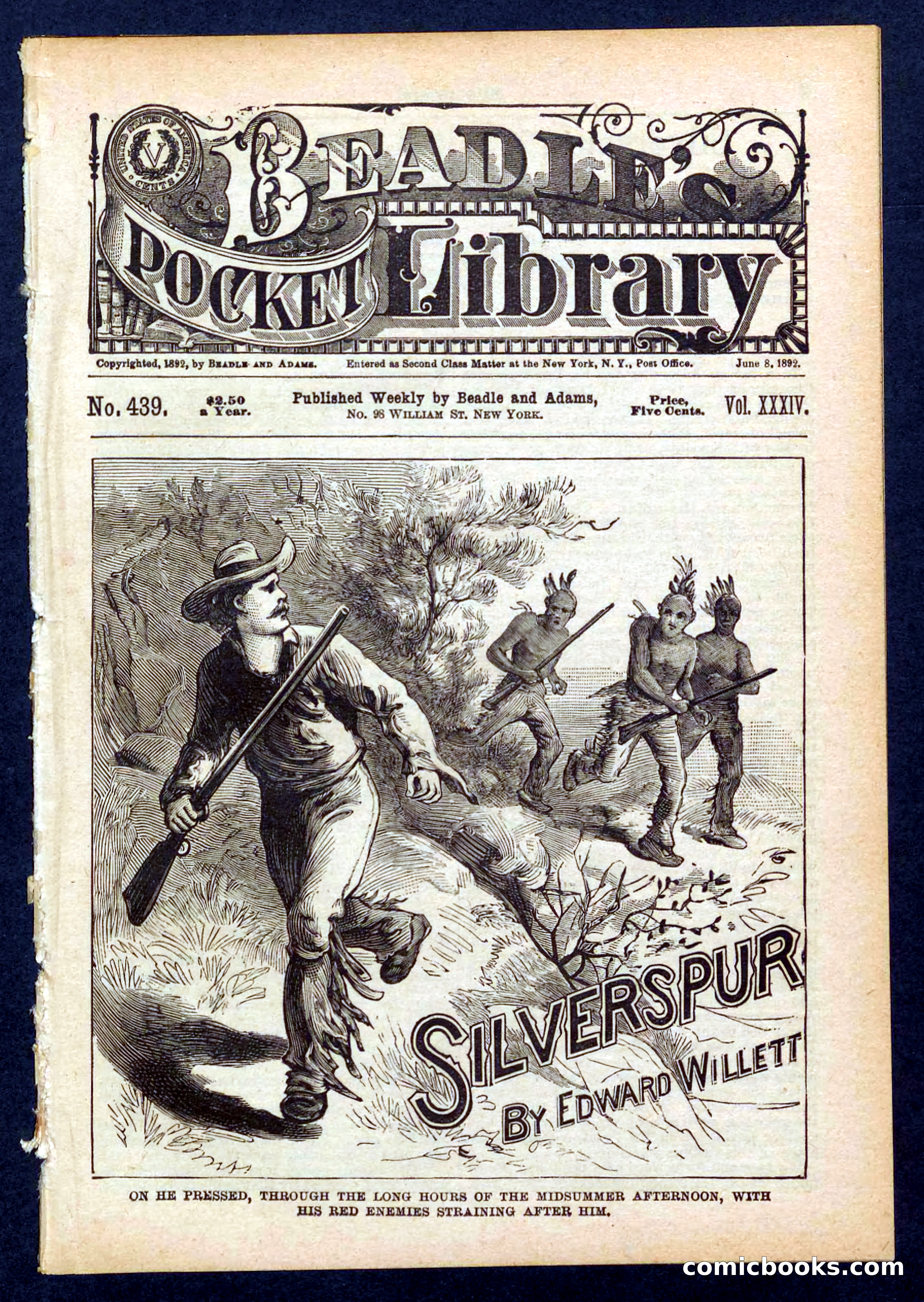 Beadle's Pocket Library No. 439 — page 1 of 32