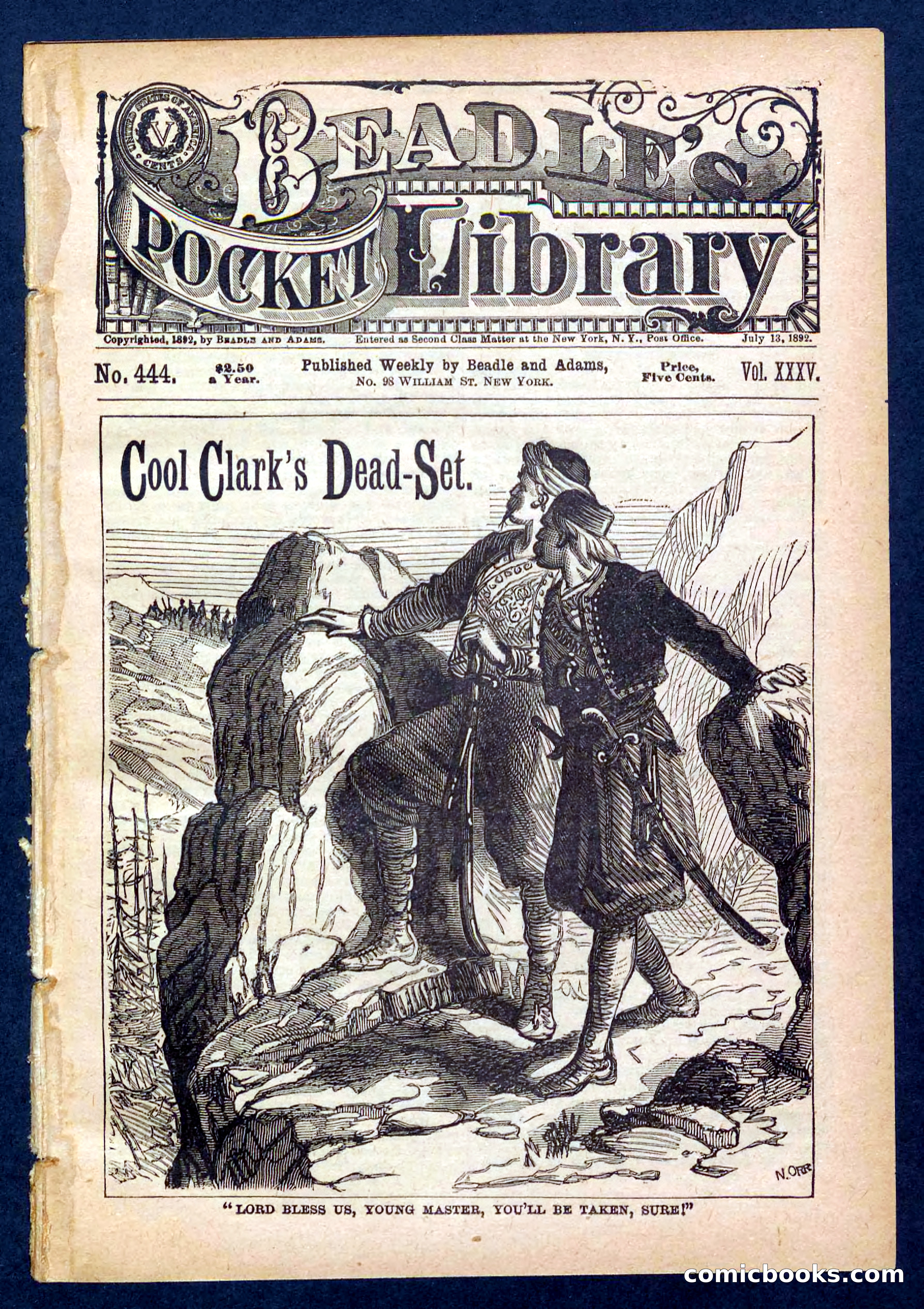 Beadle's Pocket Library No. 444 — page 1 of 32
