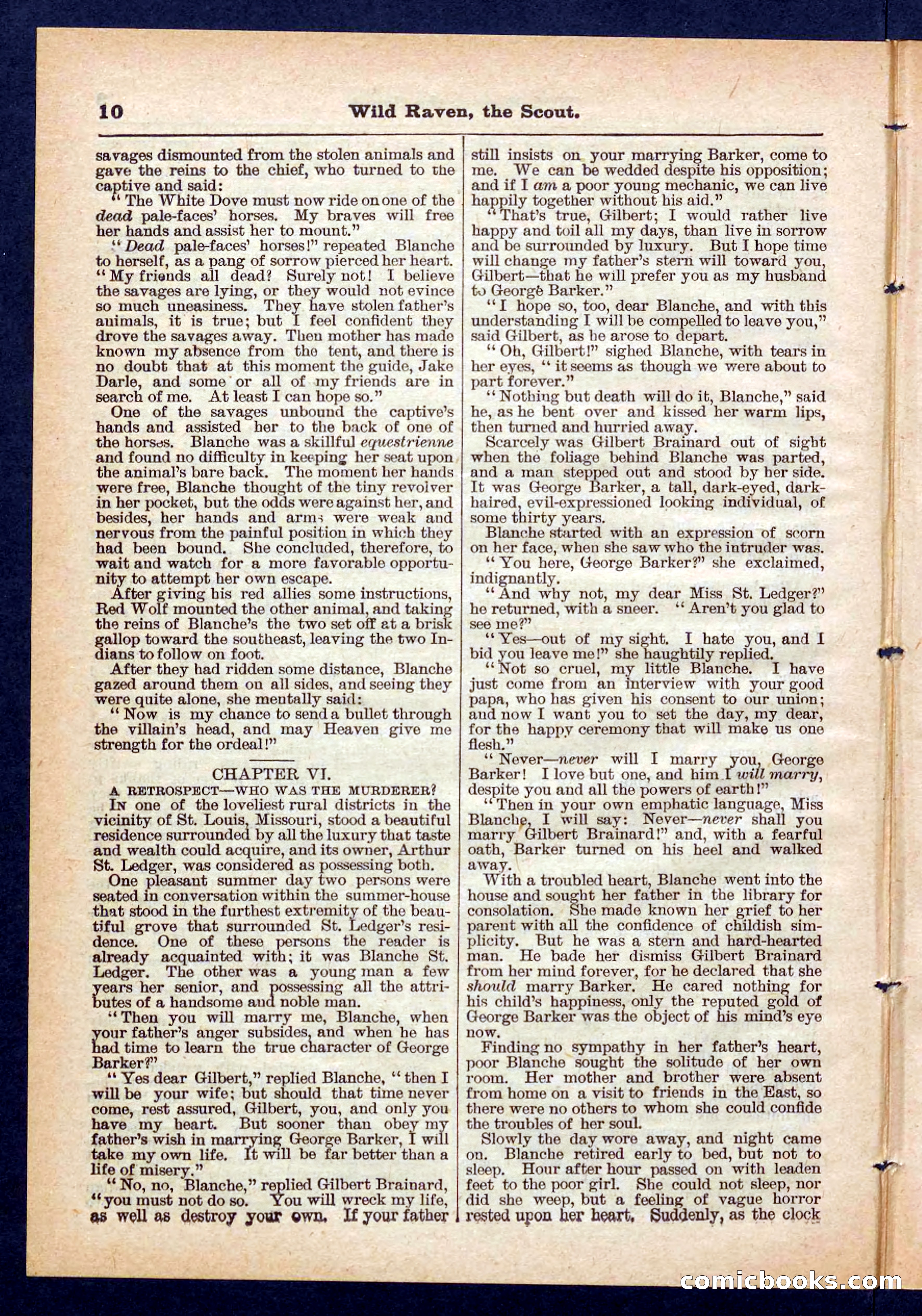 Beadle's Pocket Library No. 448: Wild Raven the Scout — page 10 of 32