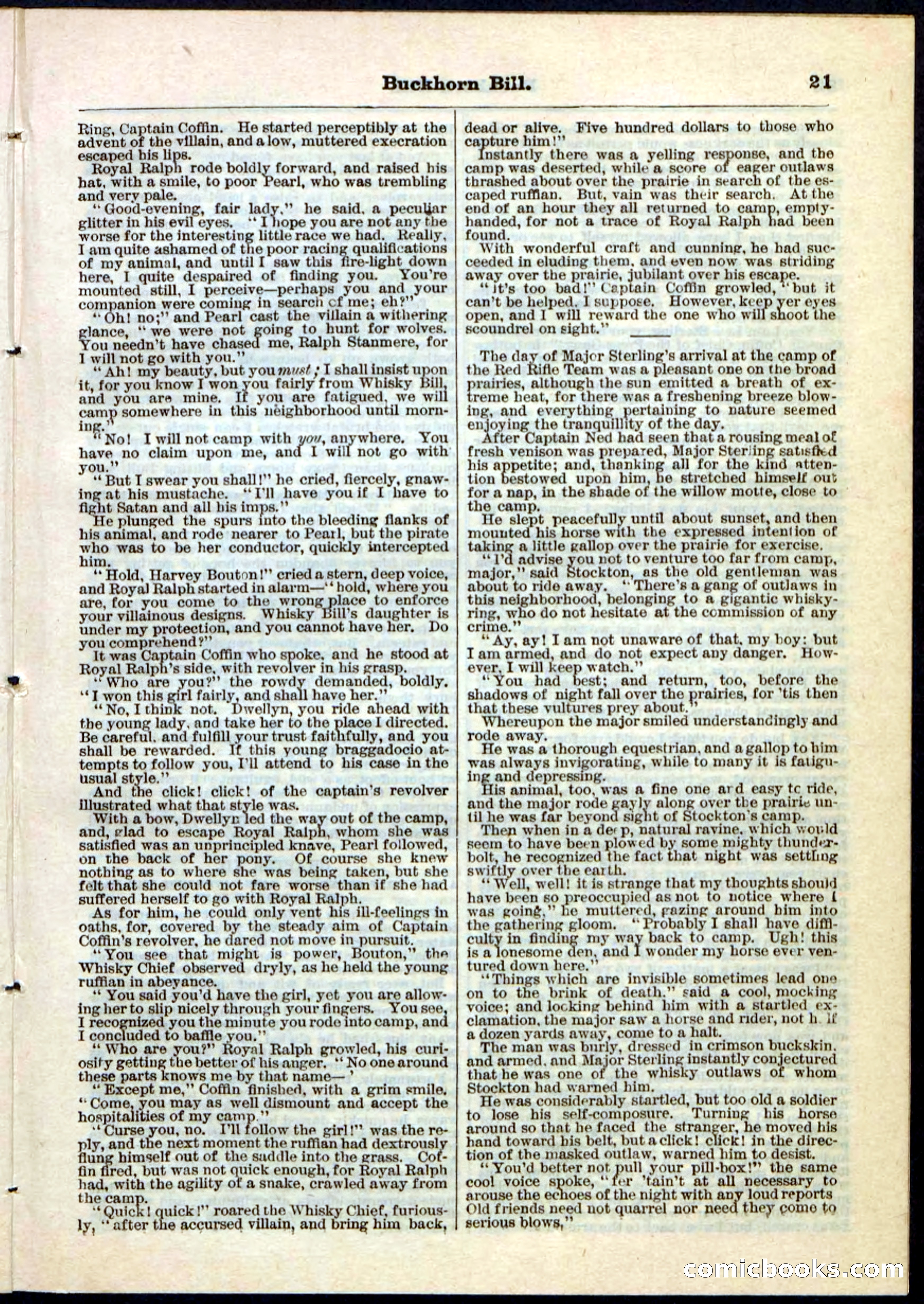 Beadle's Pocket Library No. 45 — page 21 of 32