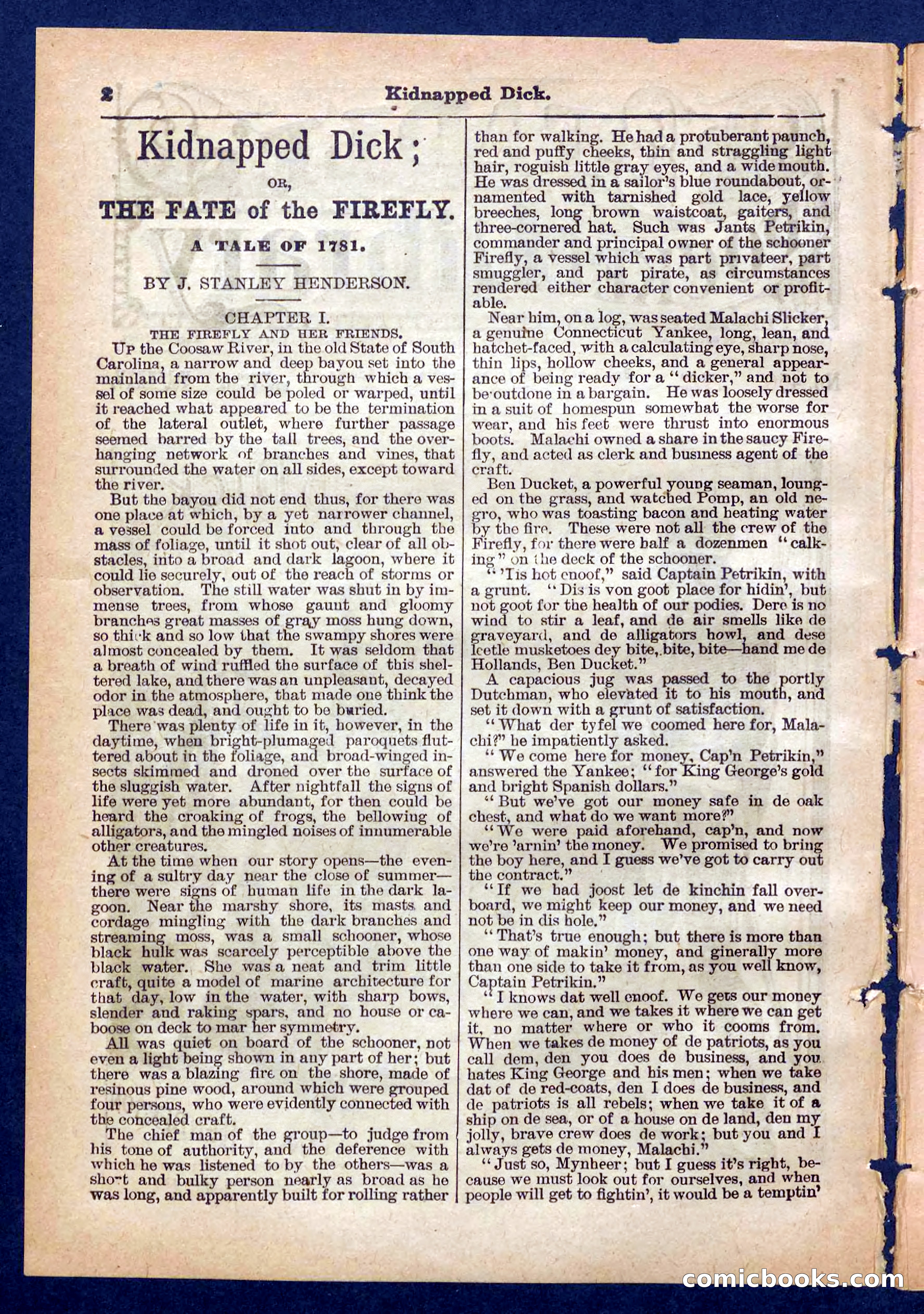 Beadle's Pocket Library No. 450: 'Kidnapped Dick' — page 2 of 32