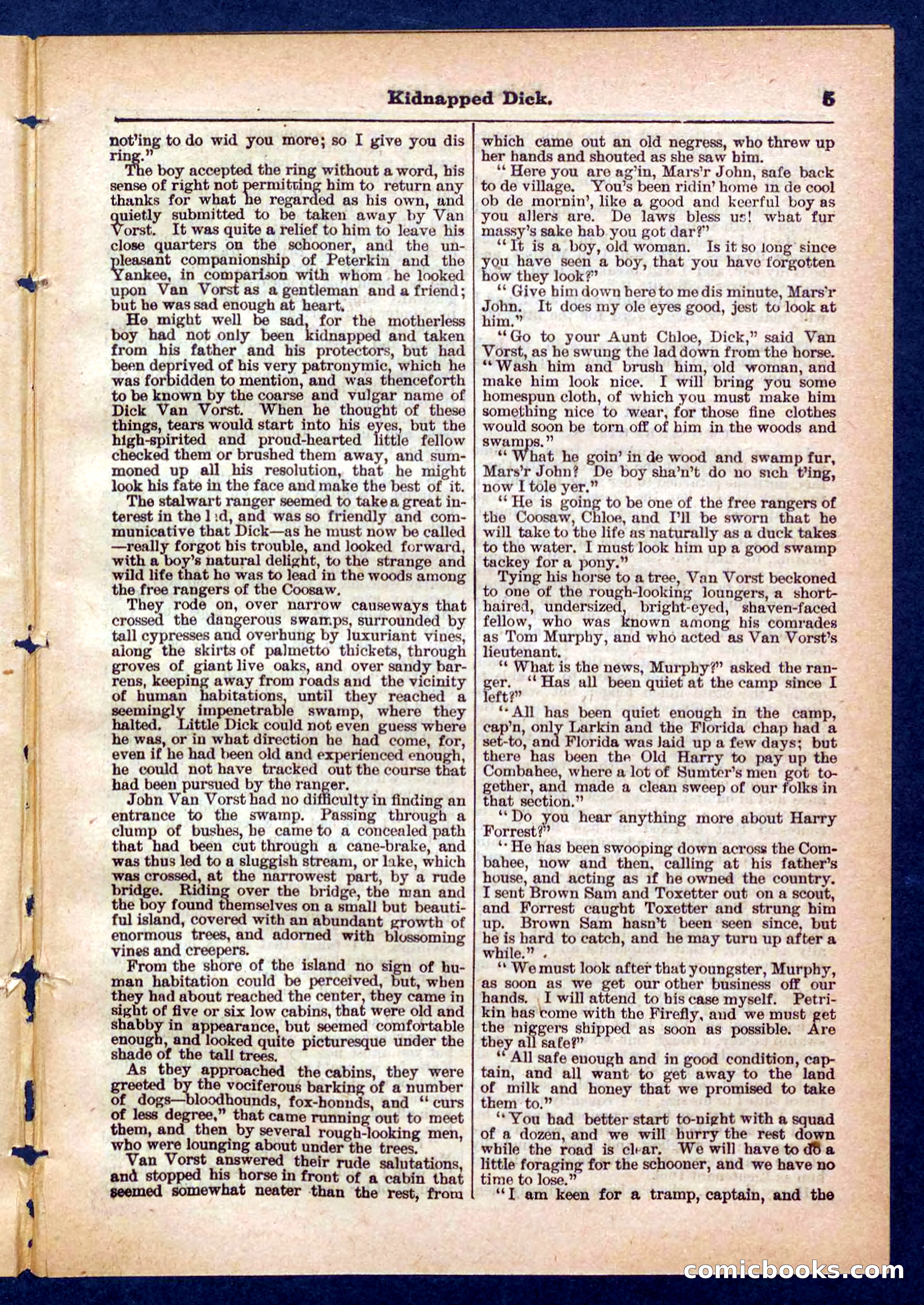 Beadle's Pocket Library No. 450: 'Kidnapped Dick' — page 4 of 32