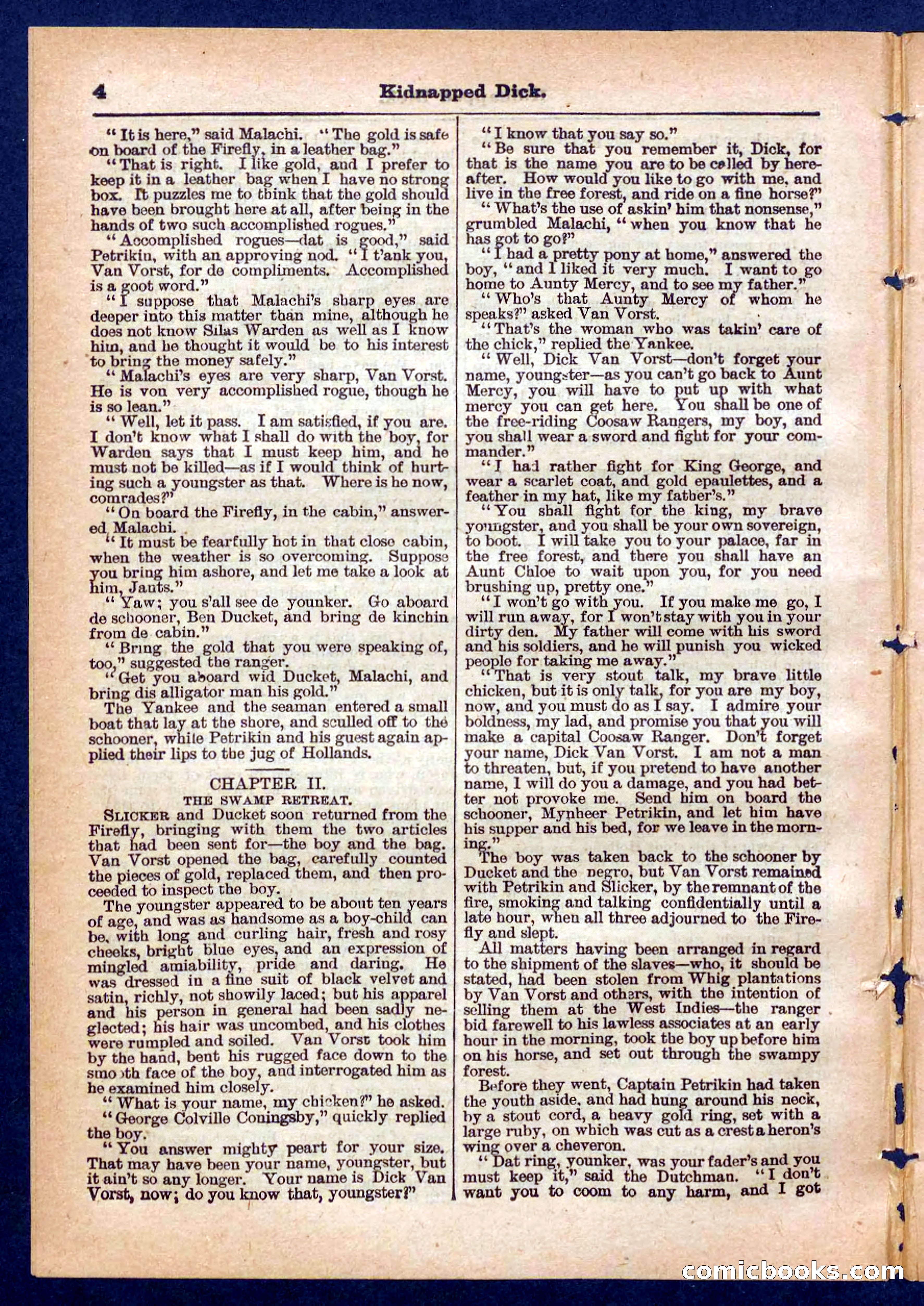 Beadle's Pocket Library No. 450: 'Kidnapped Dick' — page 5 of 32
