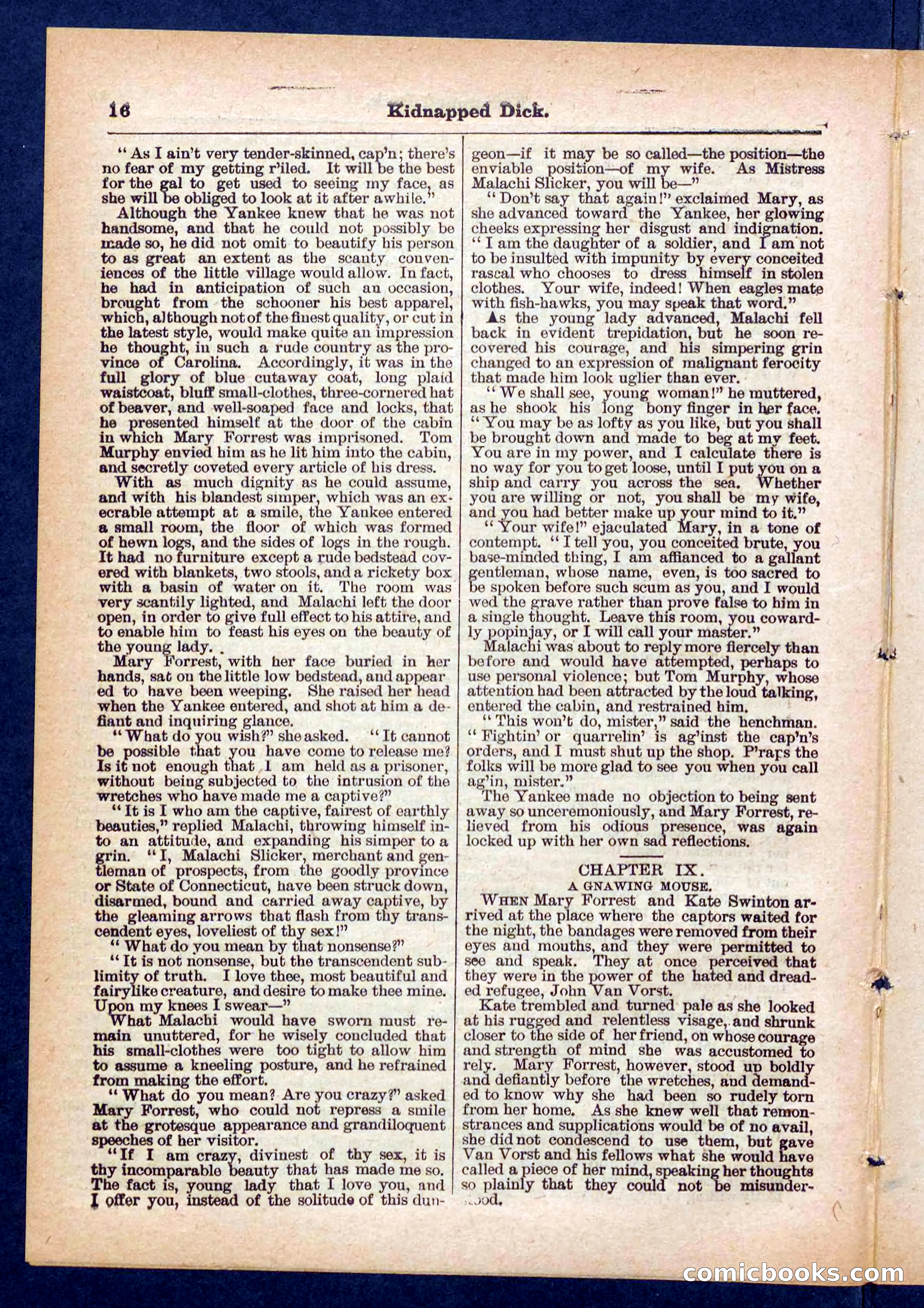 Beadle's Pocket Library No. 450: 'Kidnapped Dick' — page 16 of 32
