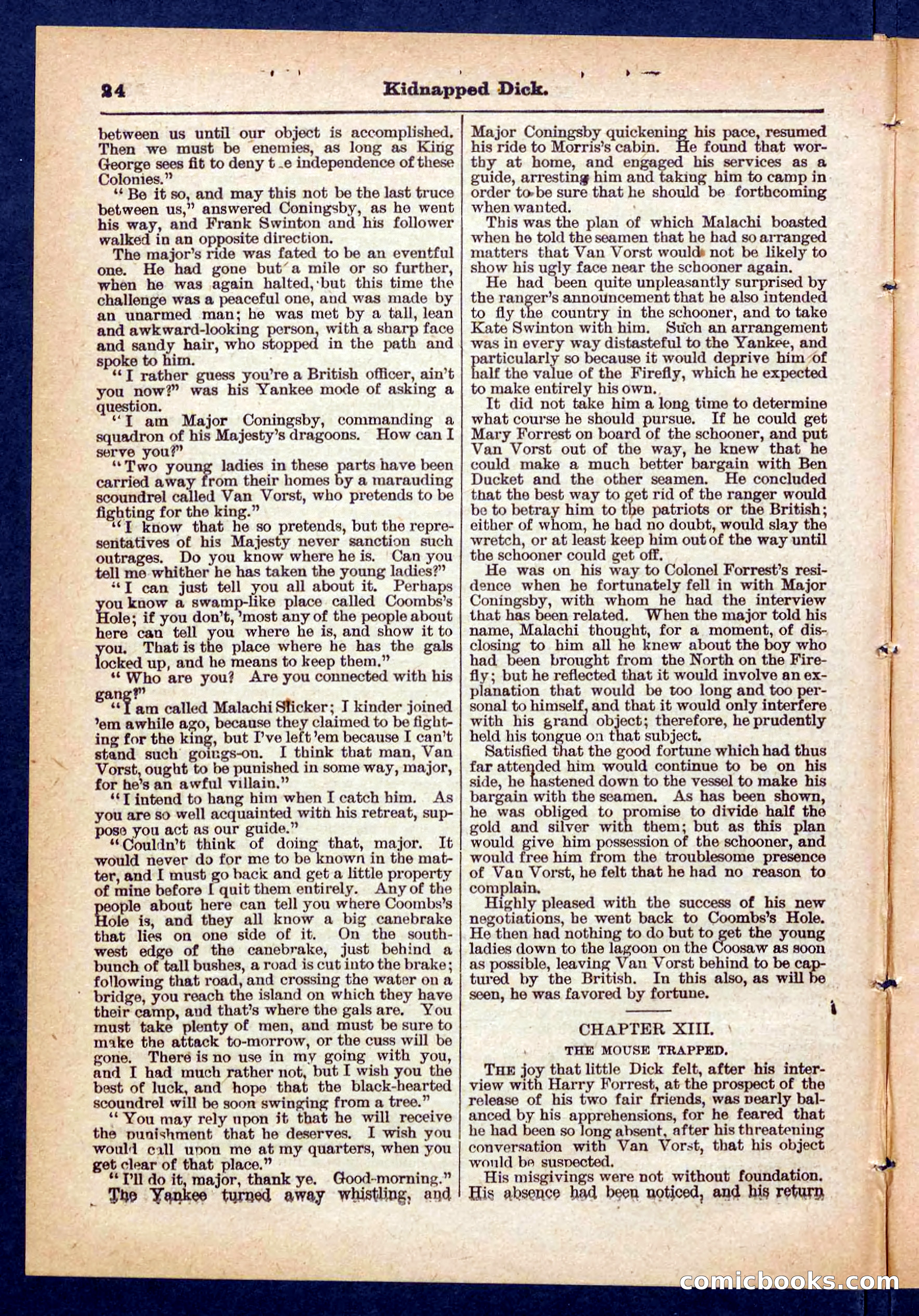 Beadle's Pocket Library No. 450: 'Kidnapped Dick' — page 24 of 32