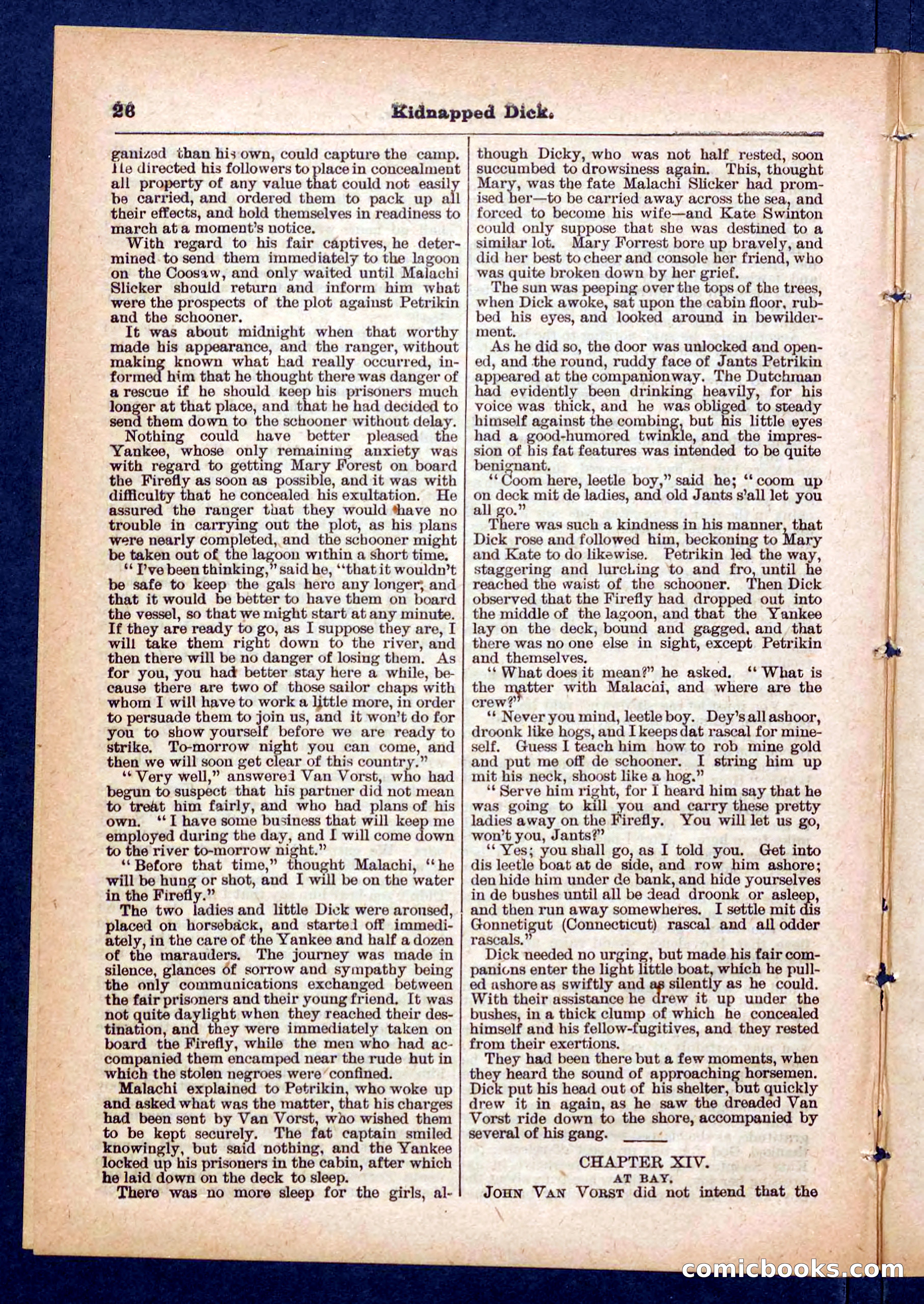 Beadle's Pocket Library No. 450: 'Kidnapped Dick' — page 26 of 32
