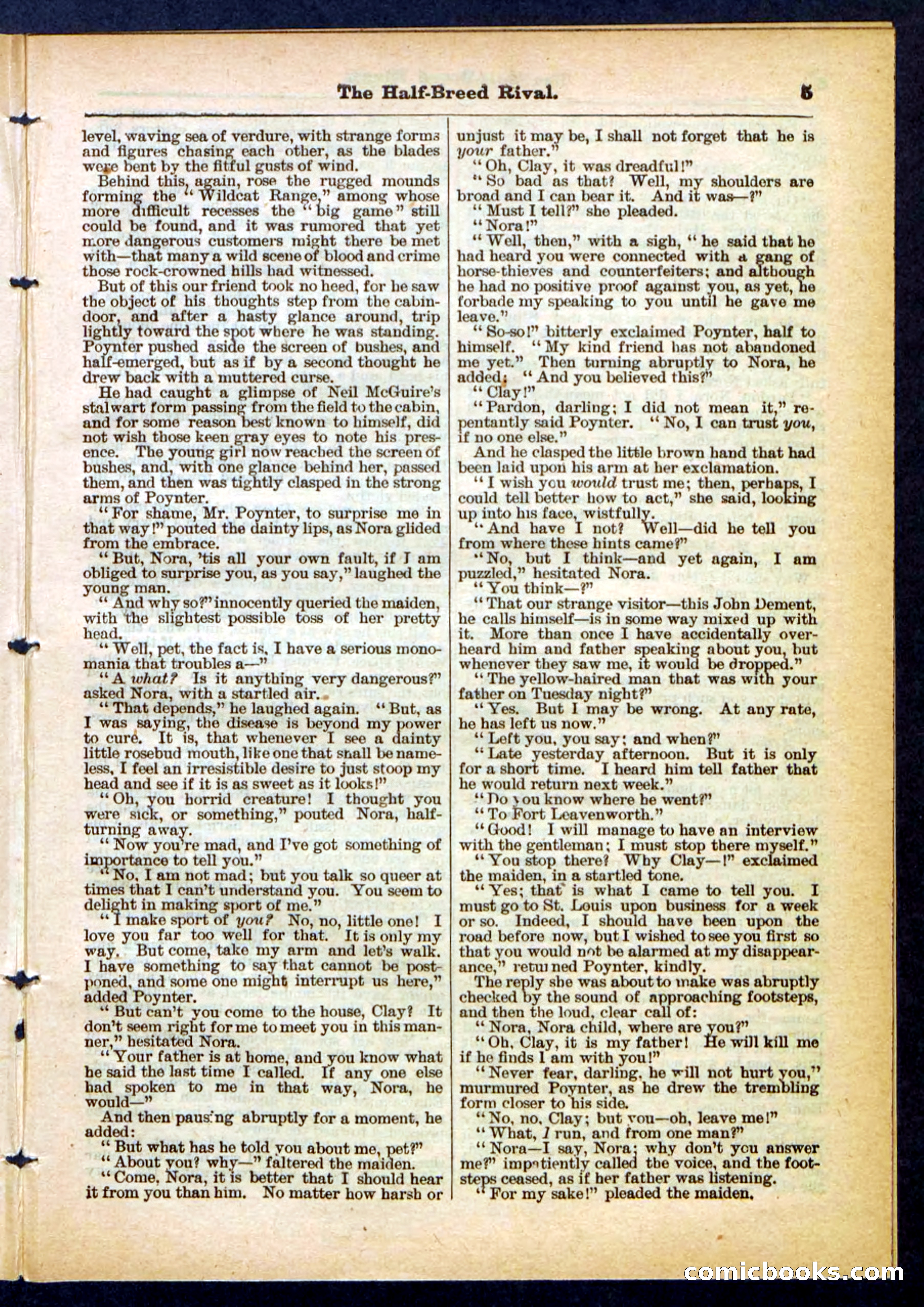 Beadle's Pocket Library No. 453 — page 5 of 32