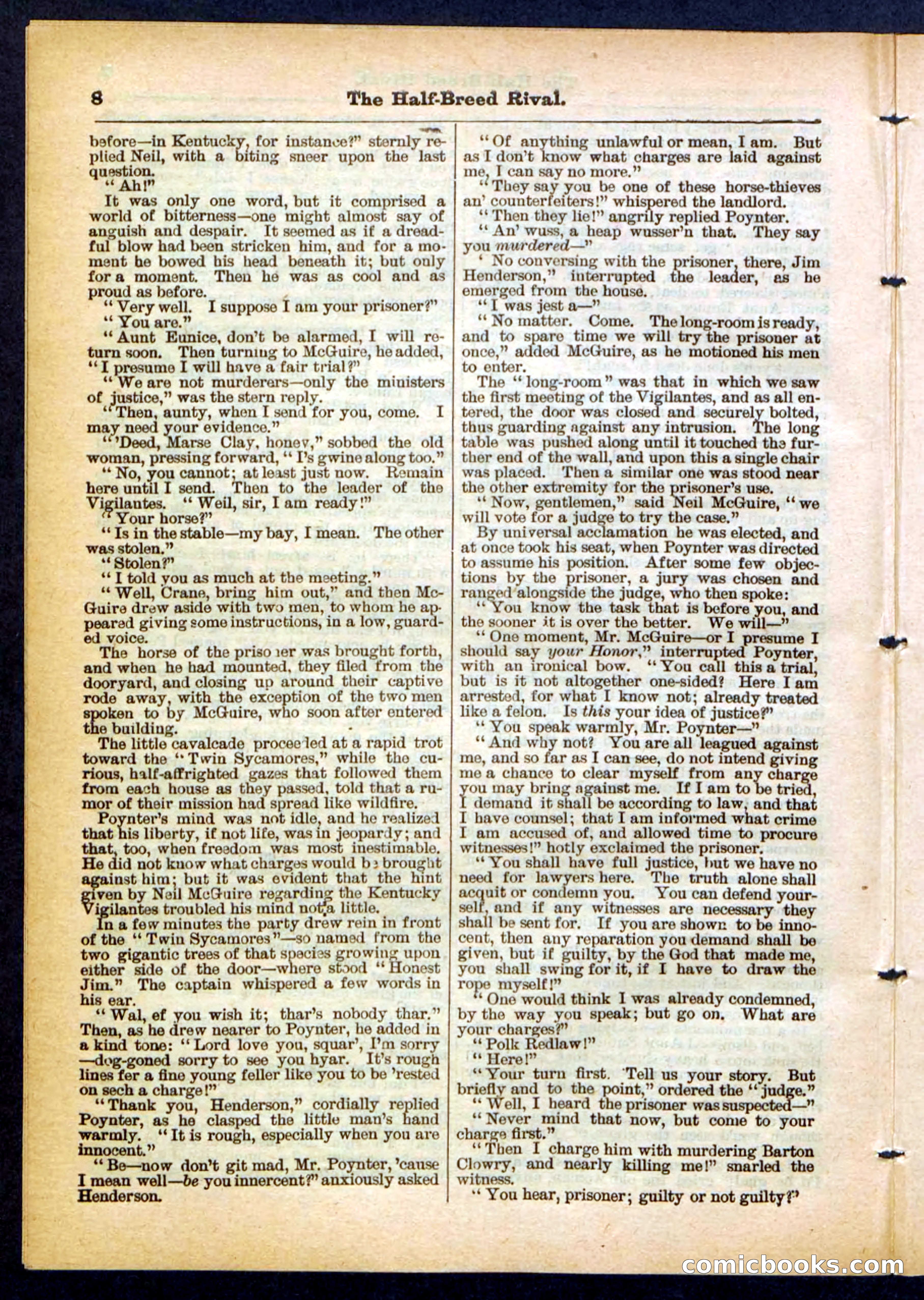 Beadle's Pocket Library No. 453 — page 8 of 32
