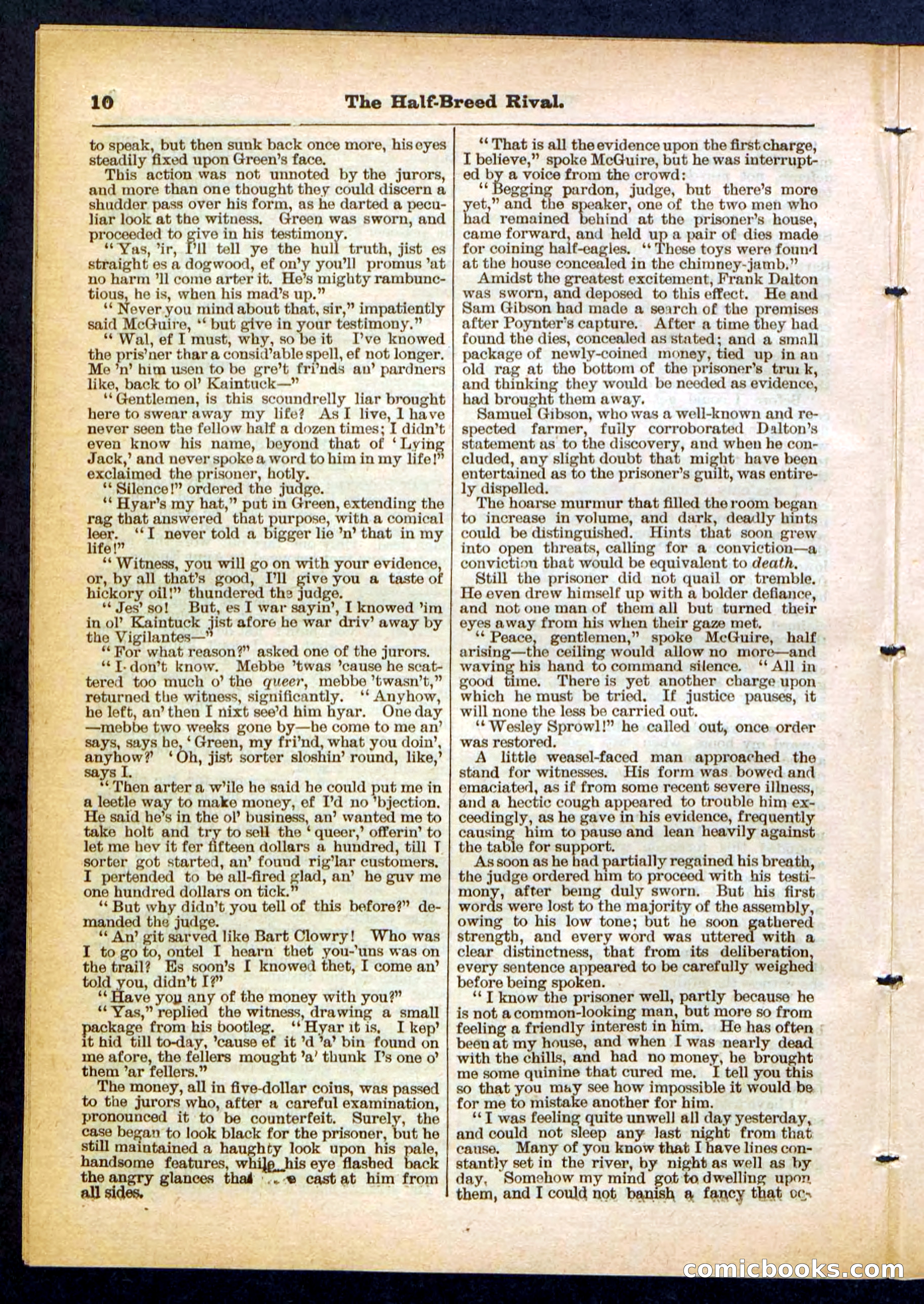 Beadle's Pocket Library No. 453 — page 10 of 32
