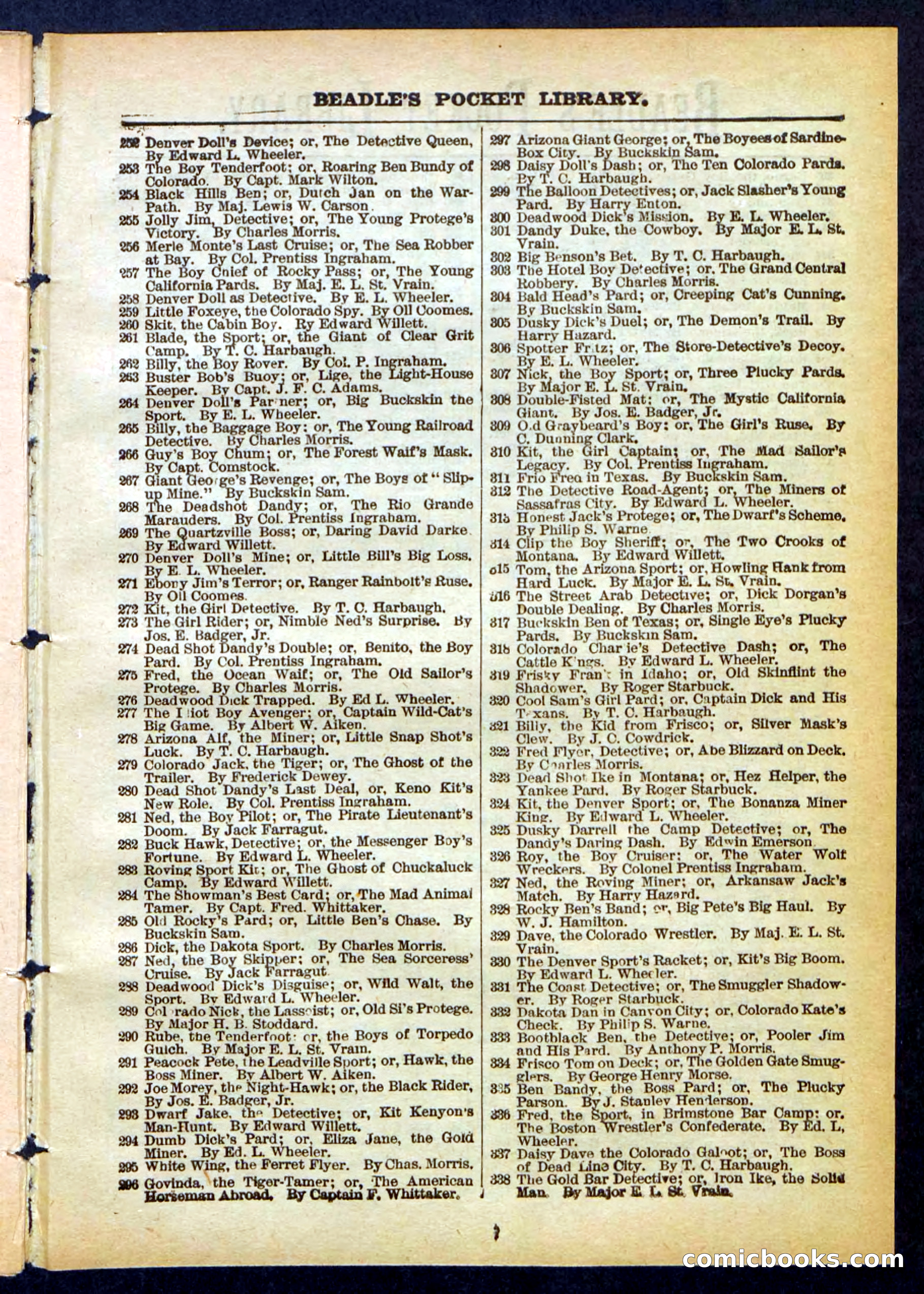 Beadle's Pocket Library No. 453 — page 31 of 32