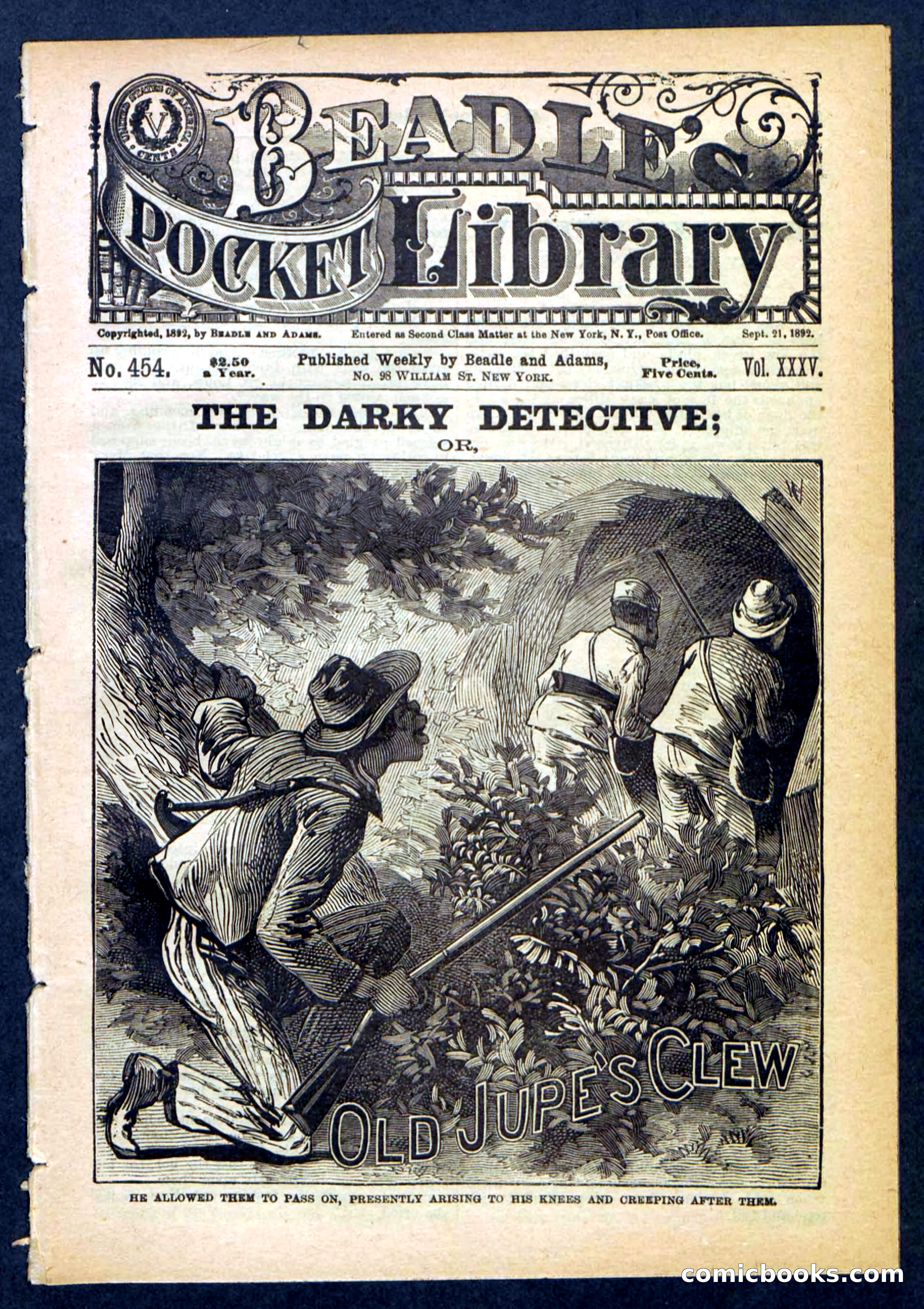 Beadle's Pocket Library No. 454 — page 1 of 32