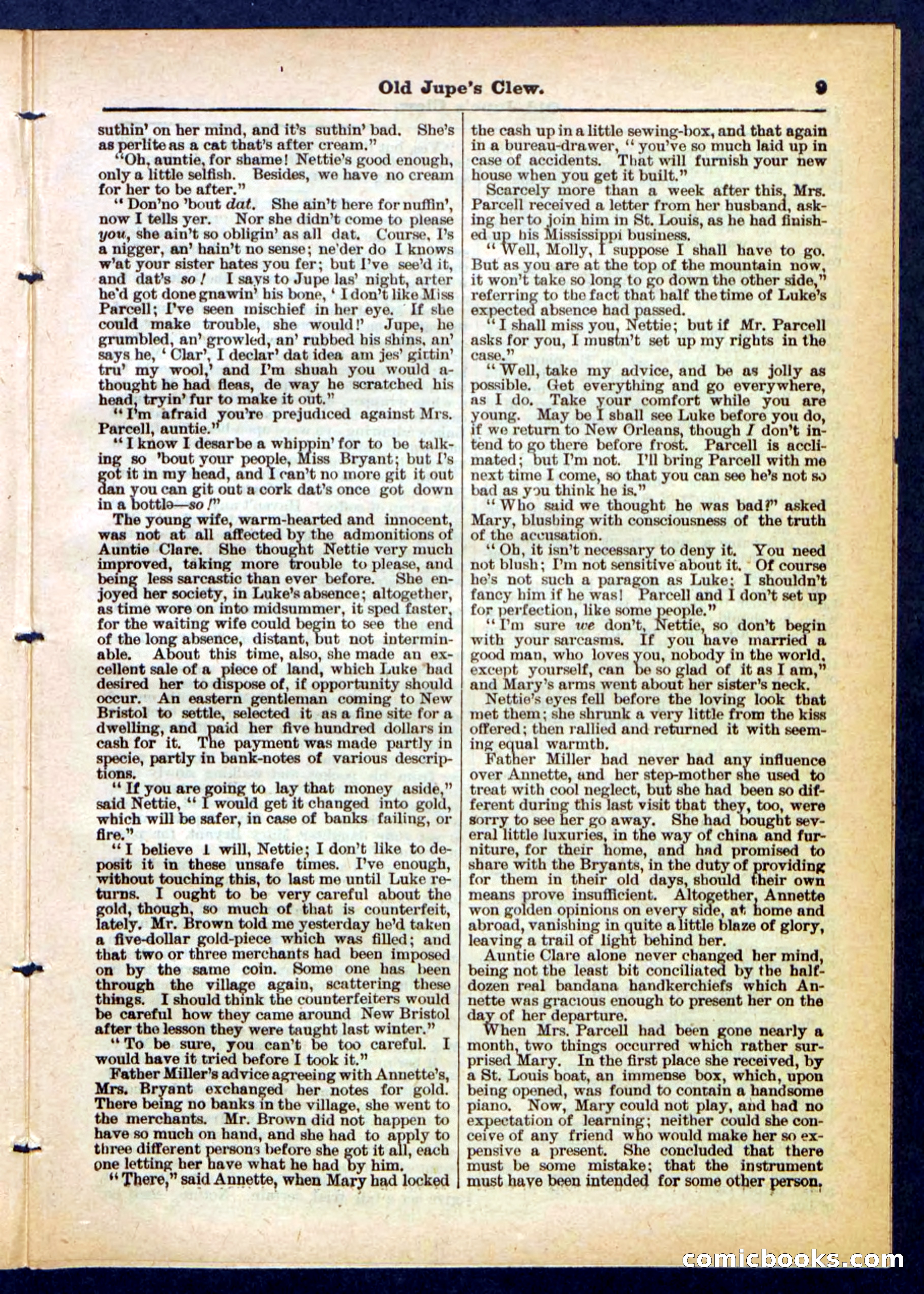 Beadle's Pocket Library No. 454 — page 9 of 32