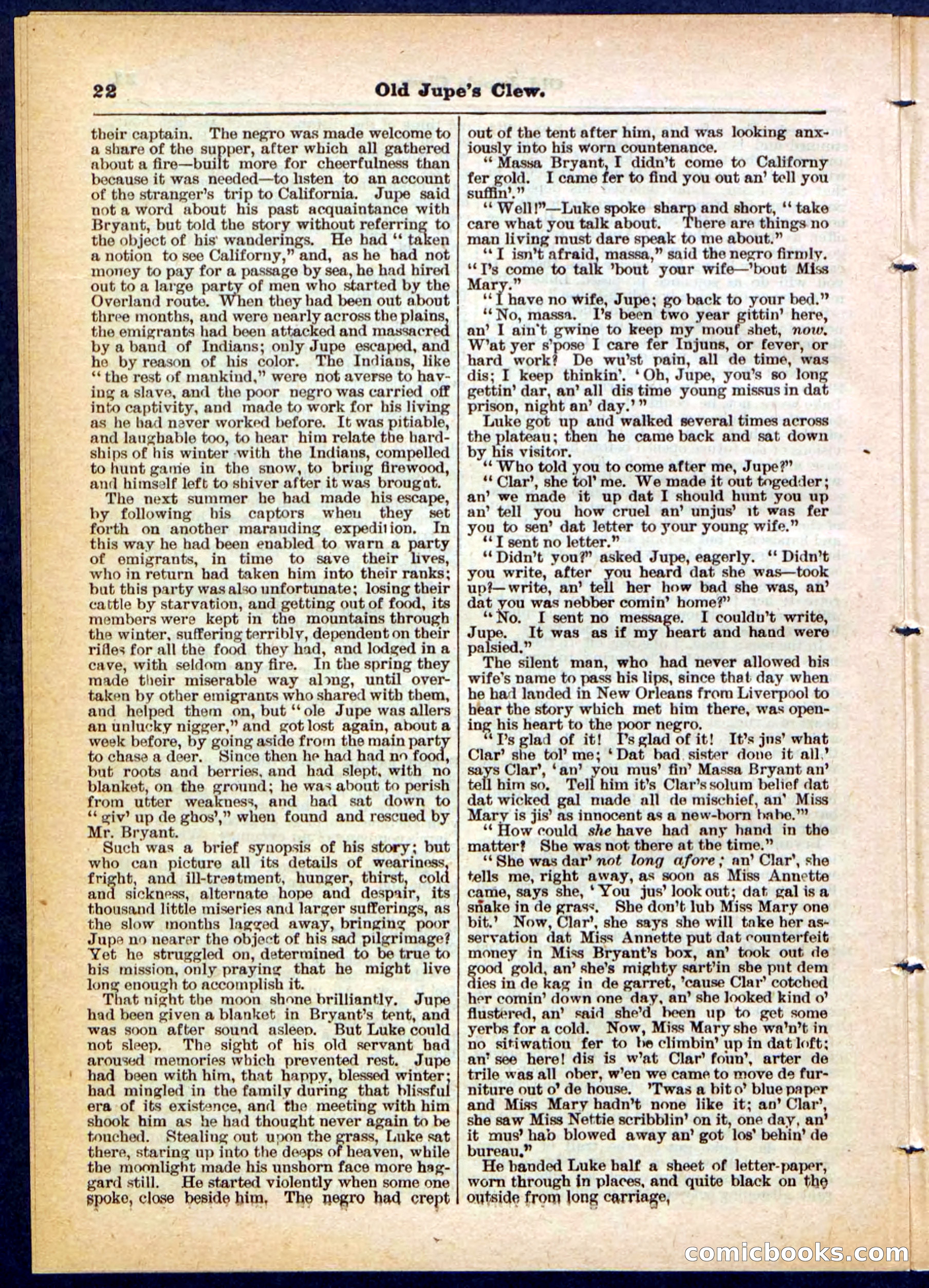 Beadle's Pocket Library No. 454 — page 22 of 32