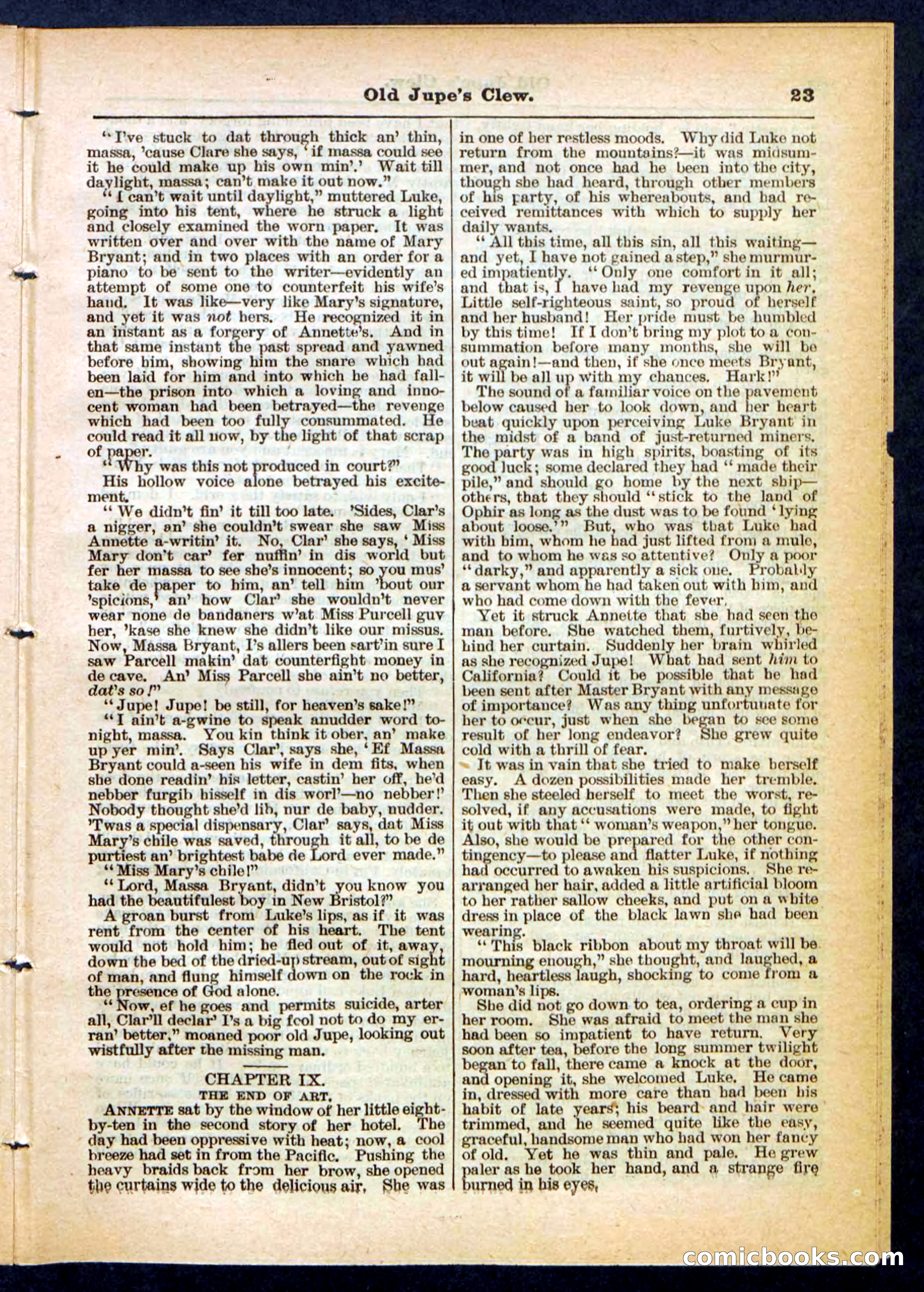 Beadle's Pocket Library No. 454 — page 23 of 32