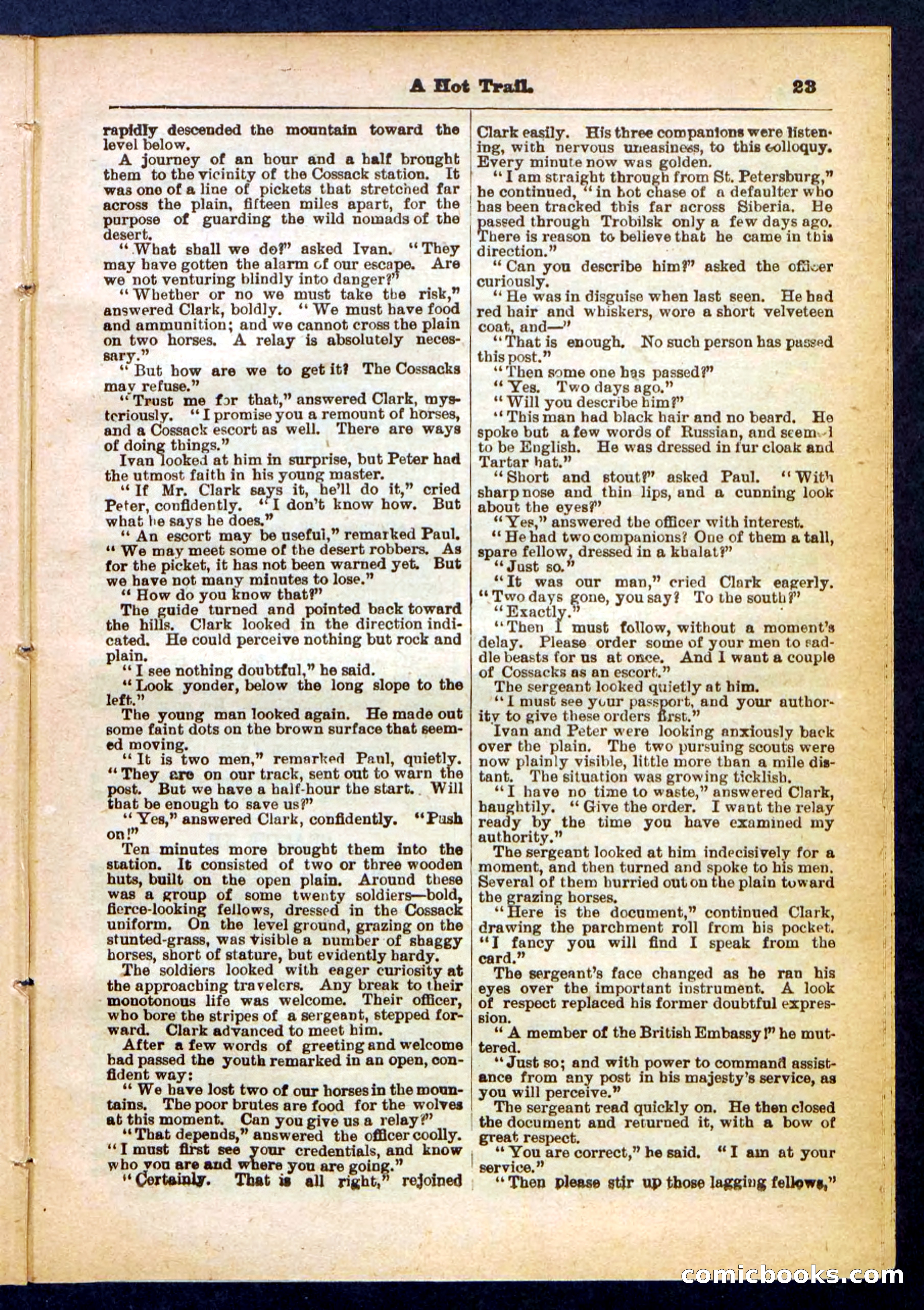Beadle's Pocket Library No. 455 — page 23 of 32