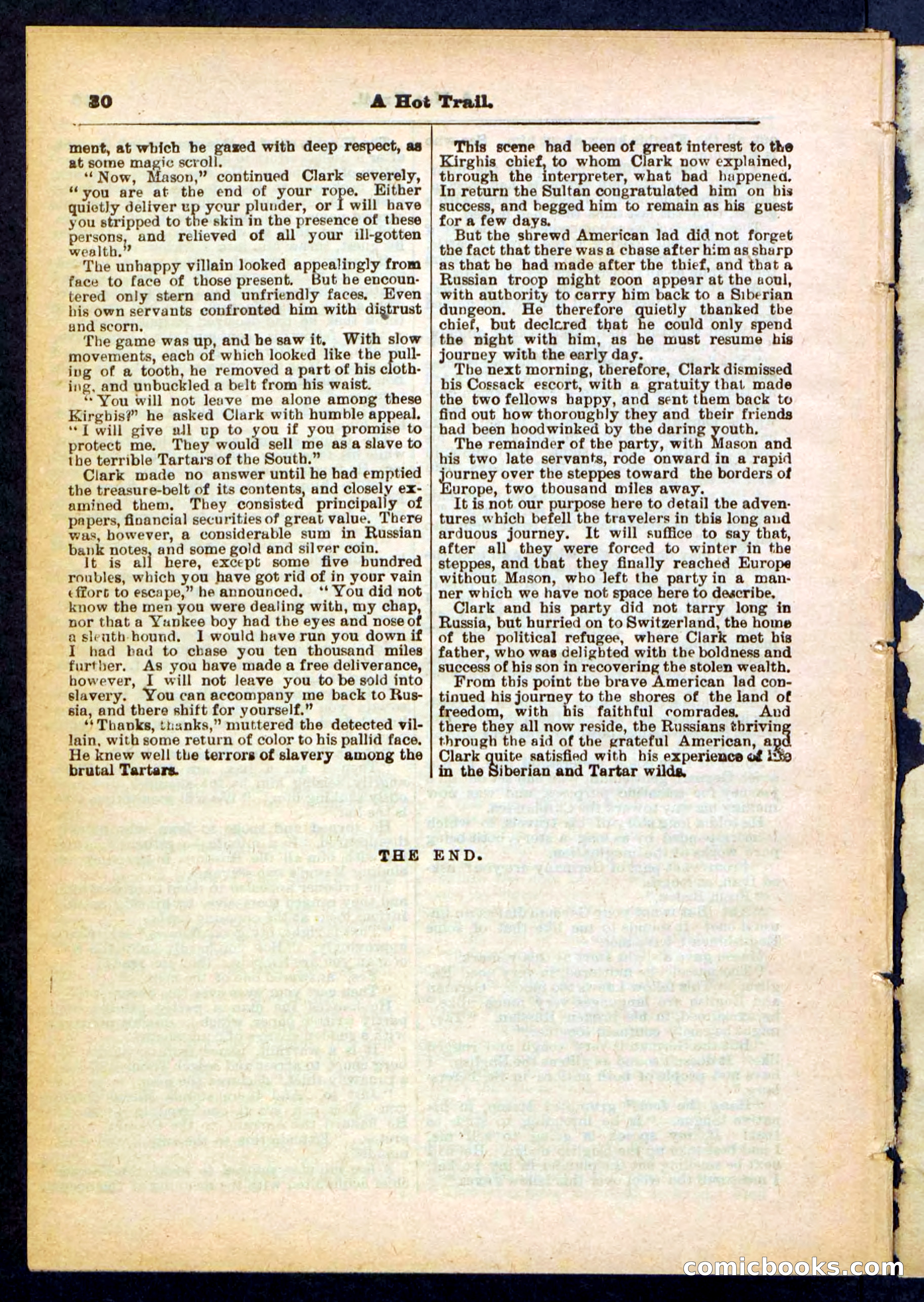 Beadle's Pocket Library No. 455 — page 30 of 32