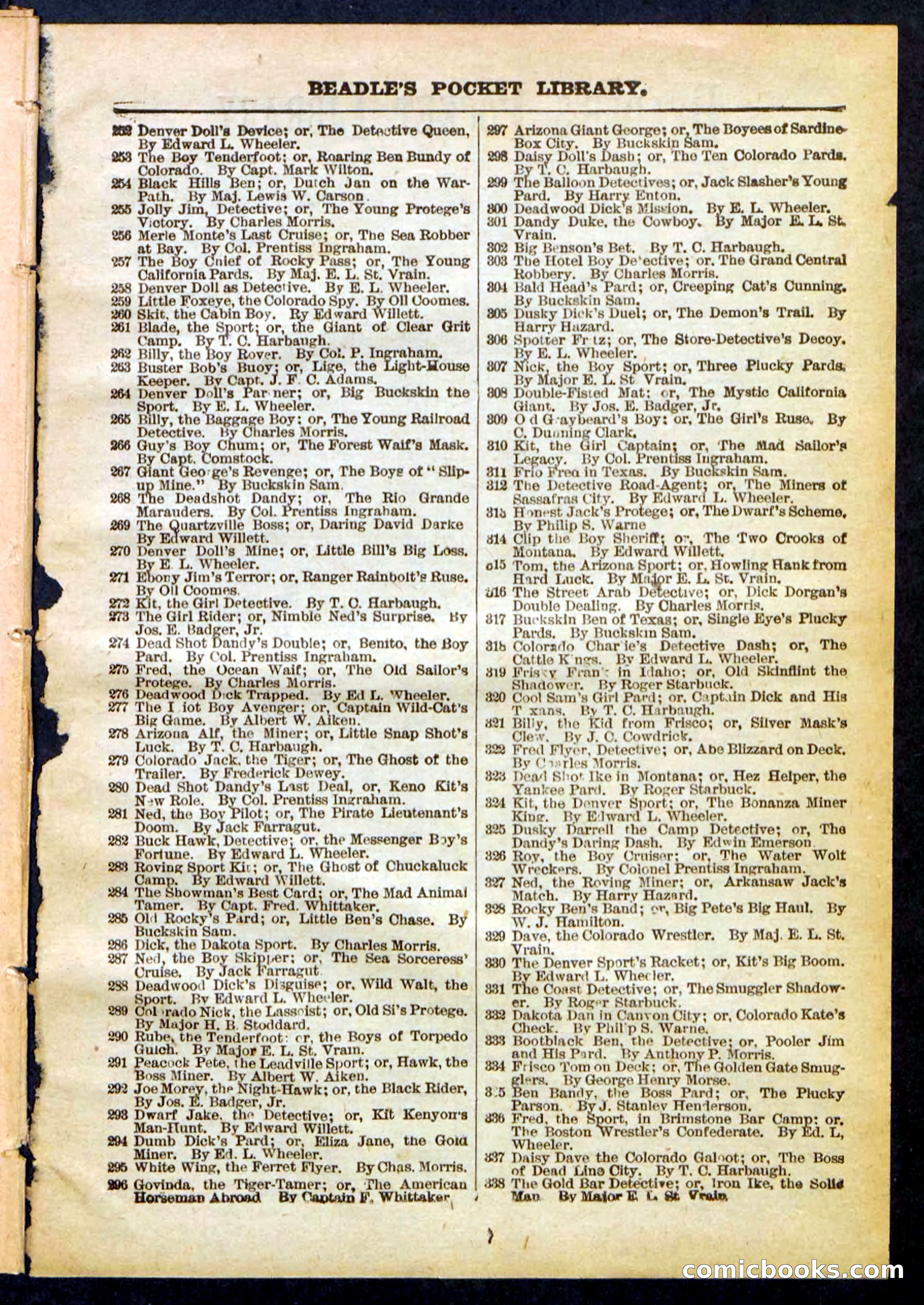 Beadle's Pocket Library No. 455 — page 31 of 32