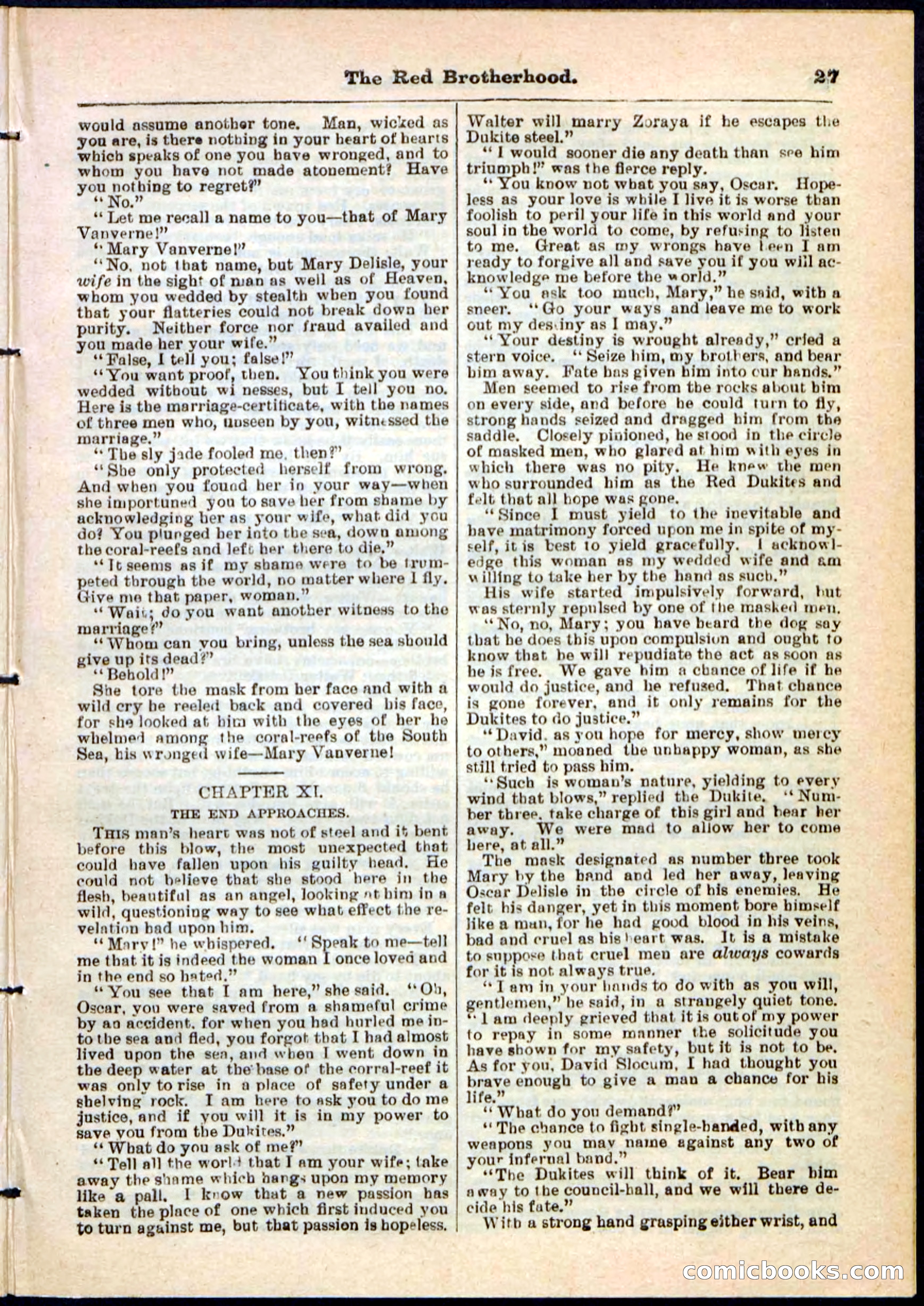 Beadle's Pocket Library No. 47 — page 27 of 32